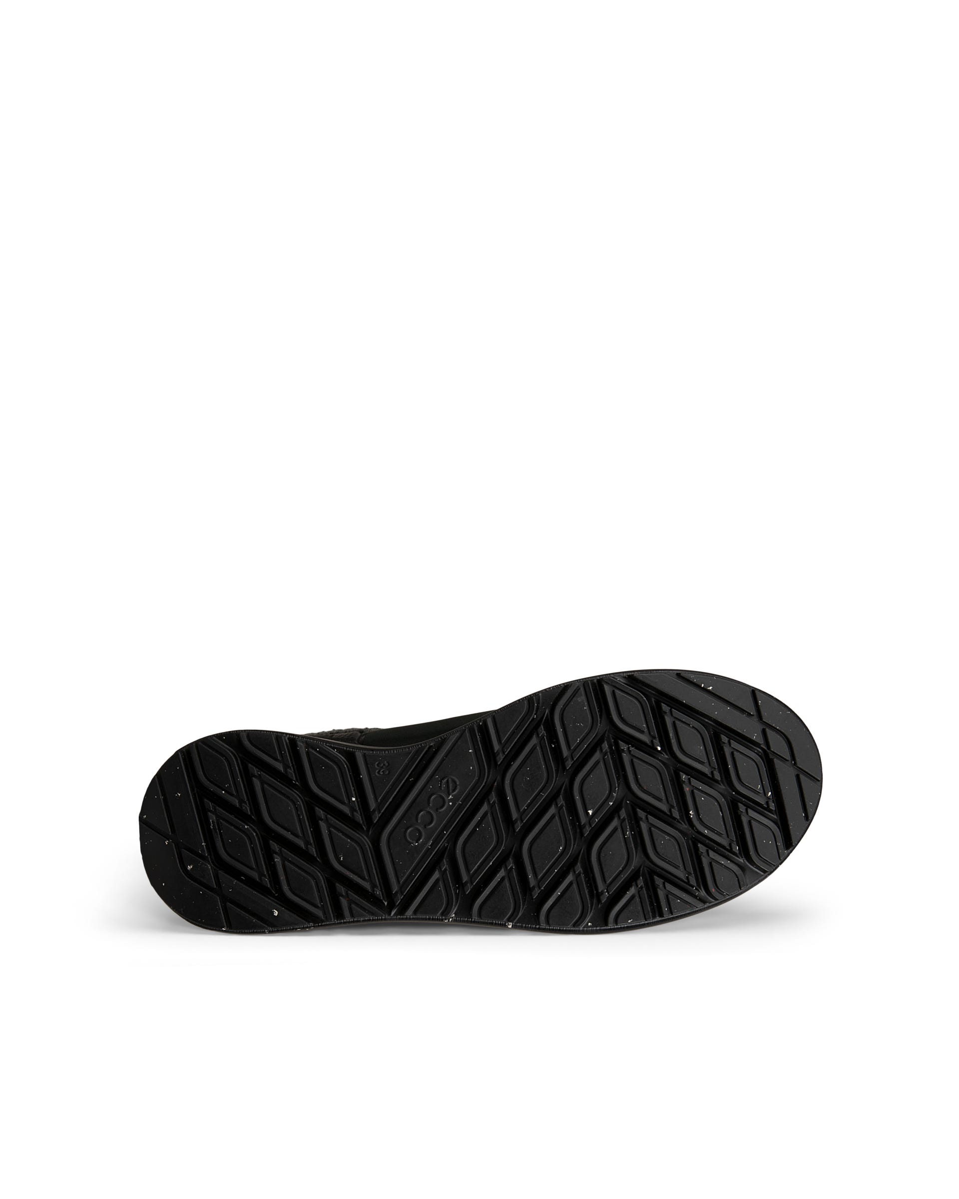 Damskie wodoodporne nubukowe buty zimowe ECCO® Solice - Czarny - Sole