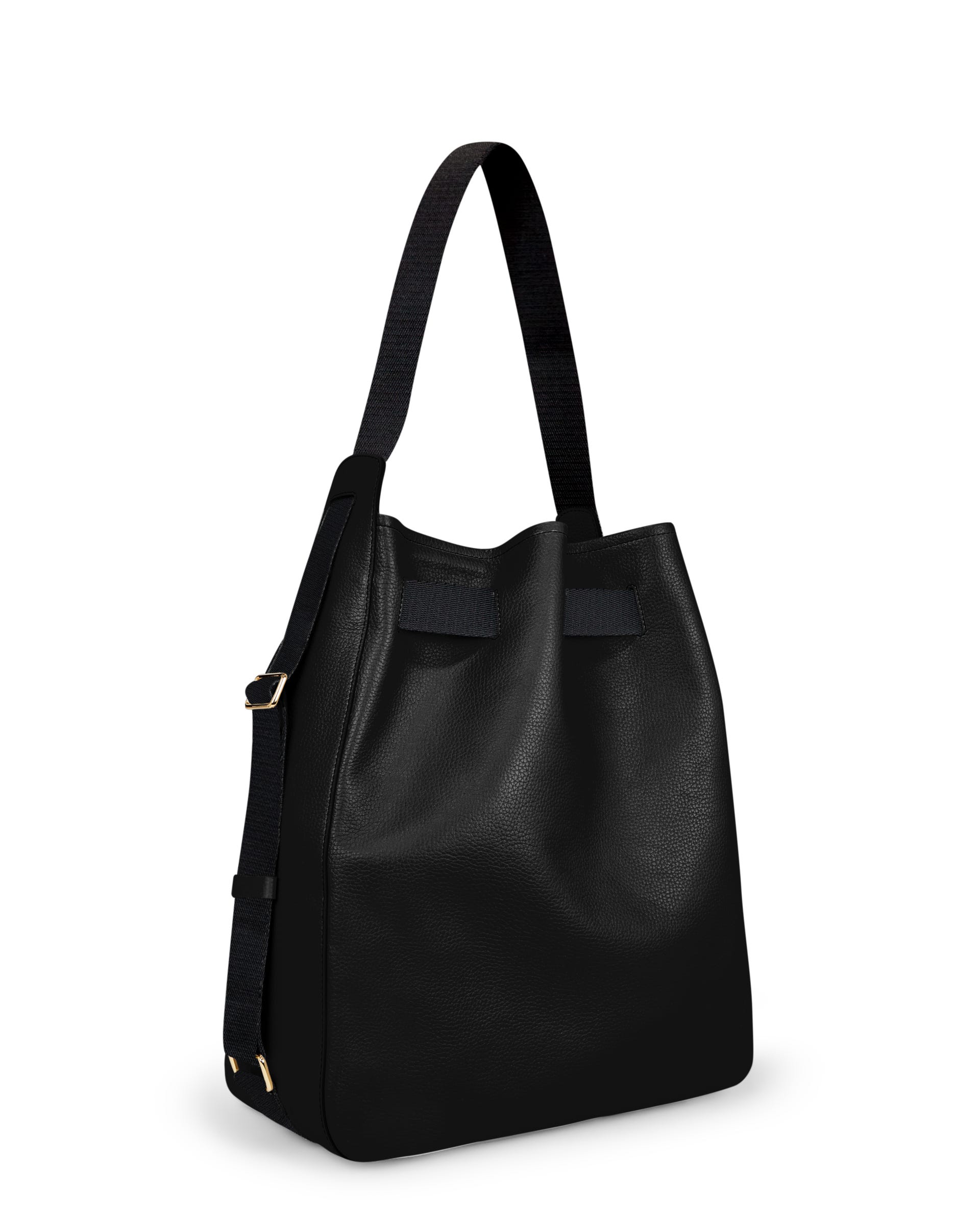 ECCO® Sail Minkšta odinė rankinė - Juoda - Back