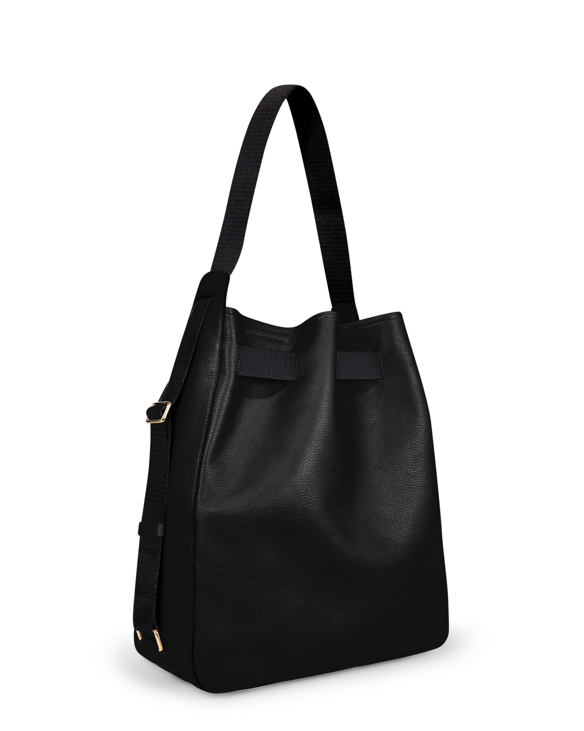 ECCO® Sail Hobo-väska i skinn - Svart - Back