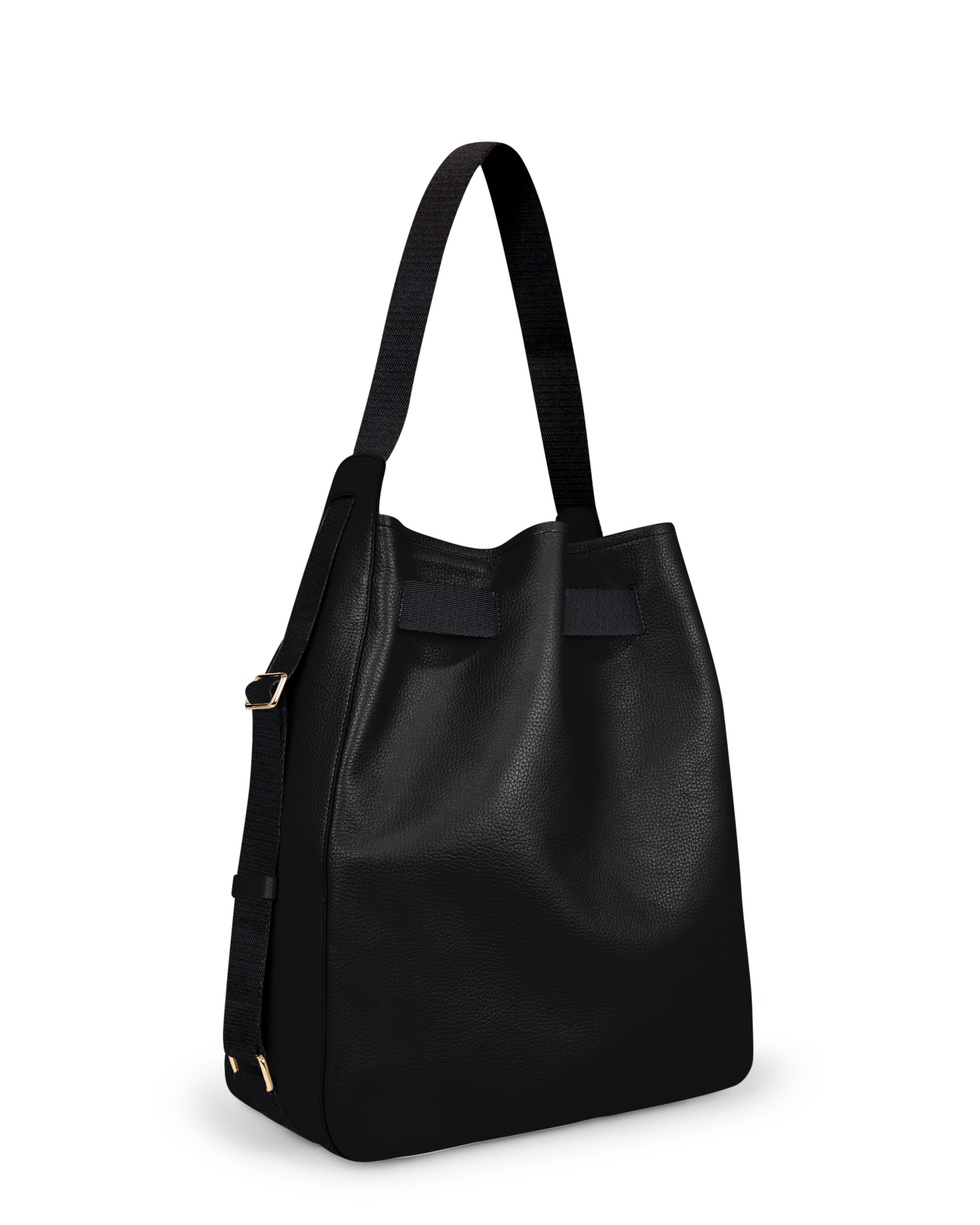 ECCO® Sail Sac hobo en cuir - Noir - Back
