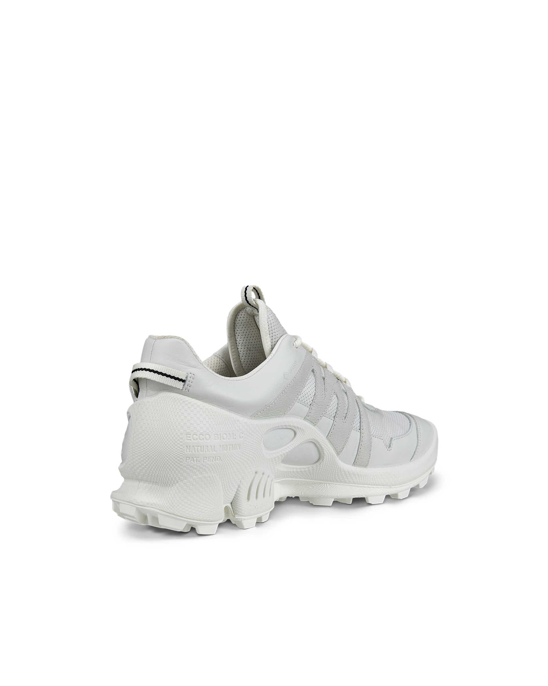 Pánské kožené outdoorové Gore-Tex tenisky ECCO® BIOM C-Trail - Bílá - Back