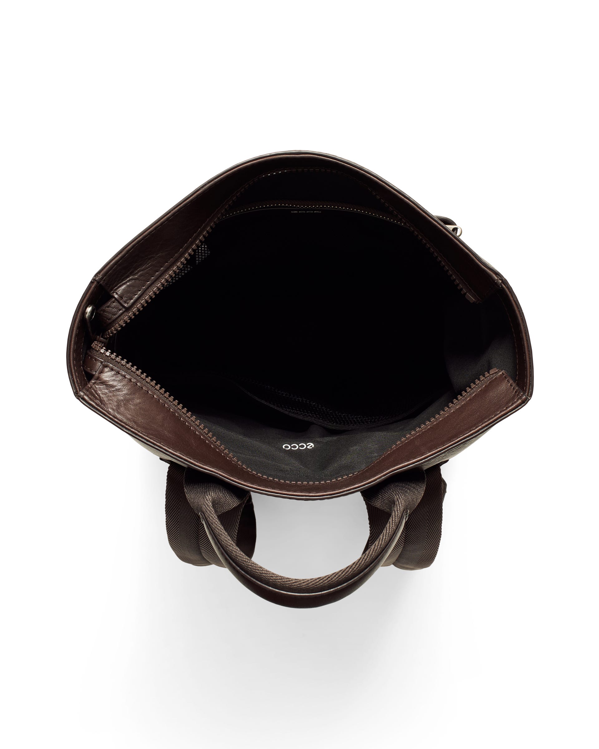 ECCO® SQUARE PACK CITY Fyrkantig ryggsäck skinn - Brun - Main