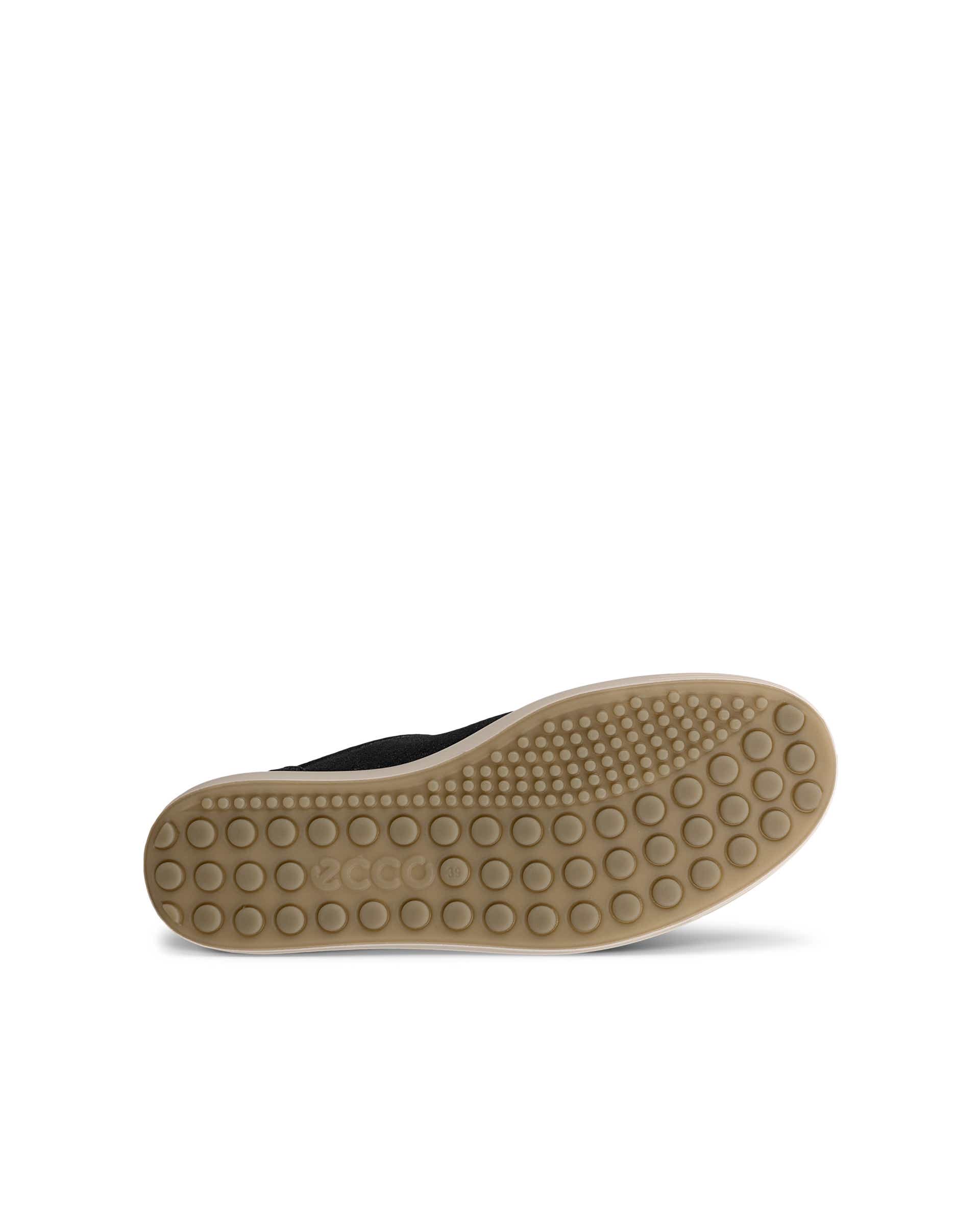 여성용 ECCO® Soft 7 가죽 트레이너 - 메탈릭 - Sole