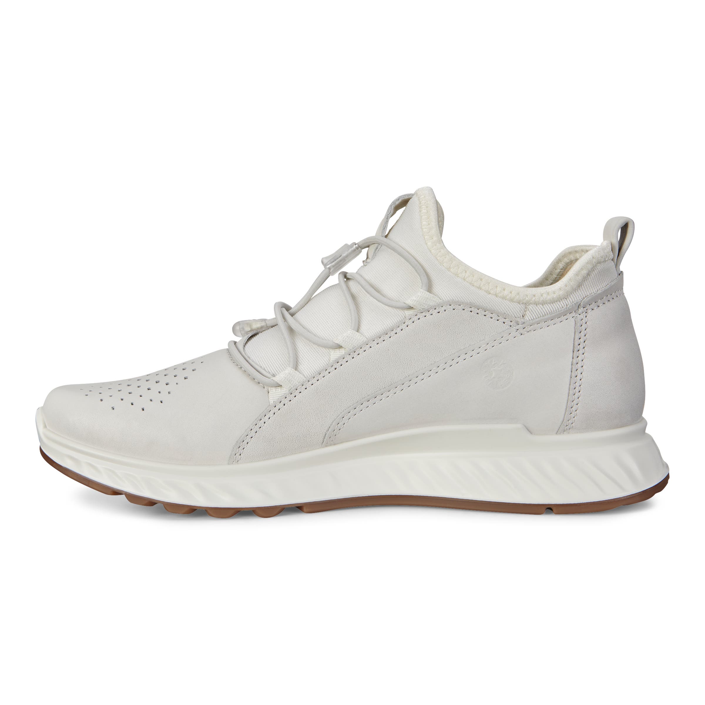 Women's ECCO® ST.1 Hybrid Leather Sneaker - White - Inside