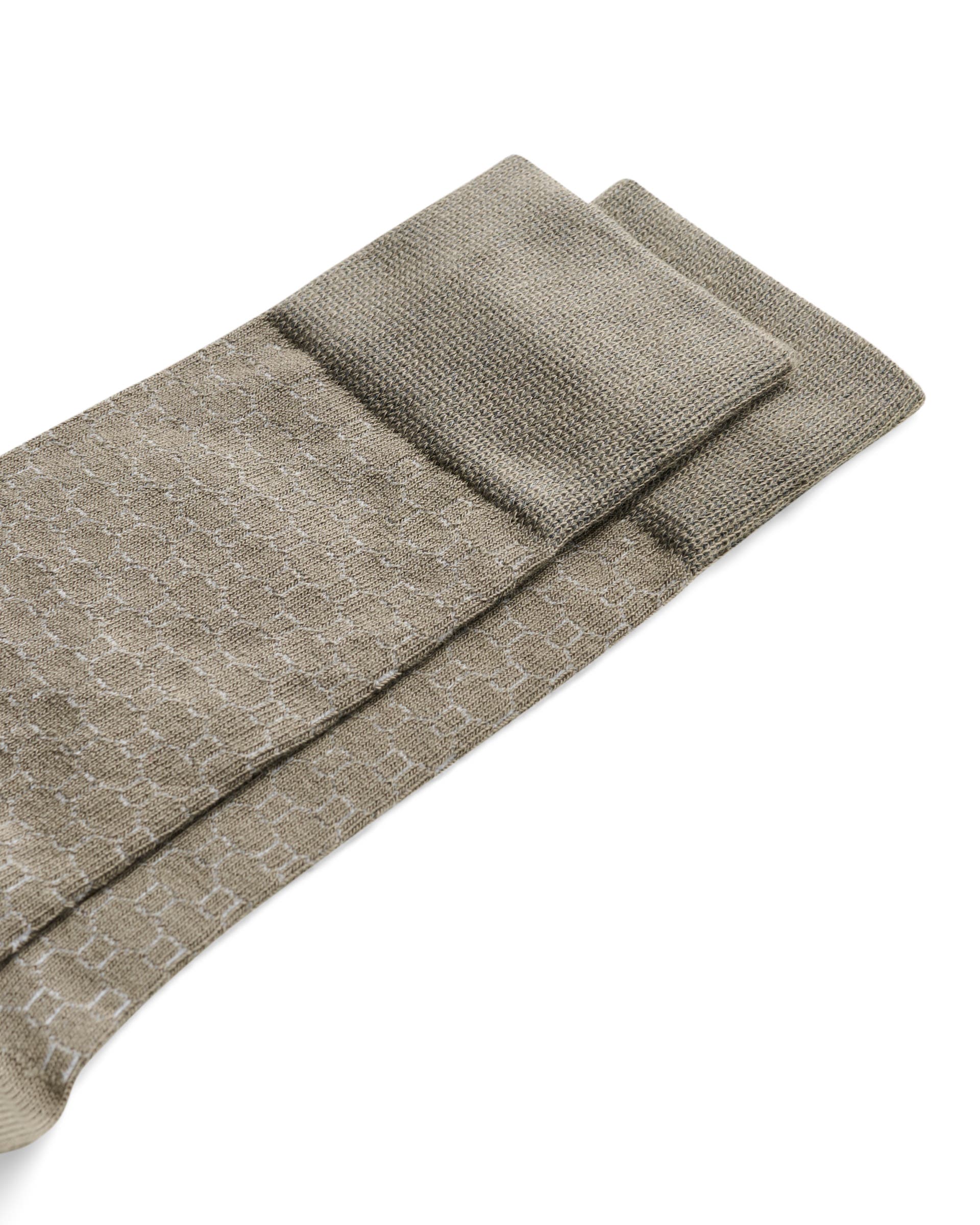 Meias homem ECCO® CLASSIC HONEYCOMB - Verde - Detail-1