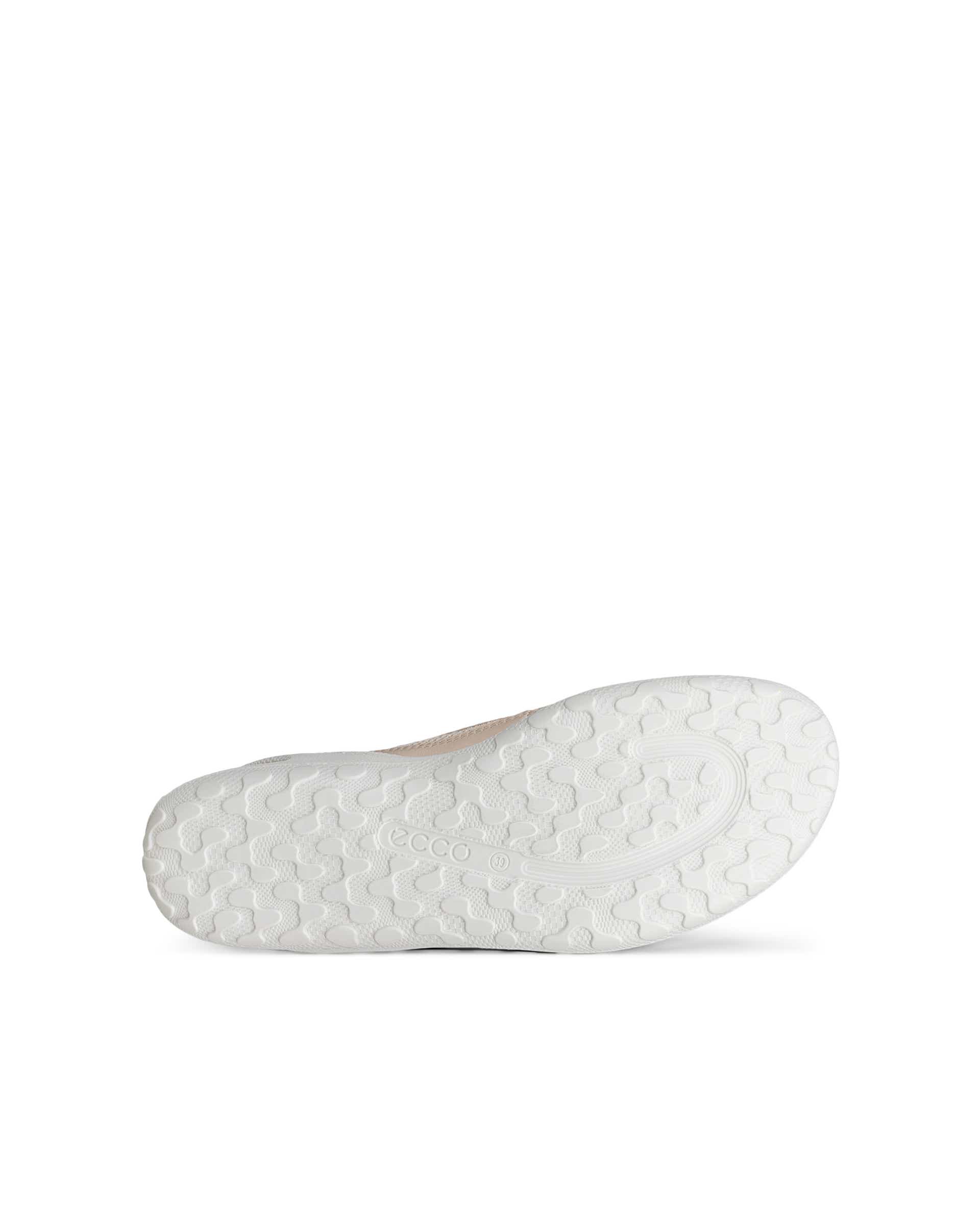 Women's ECCO® Biom Lite Textile Ballerina - Beige - Sole