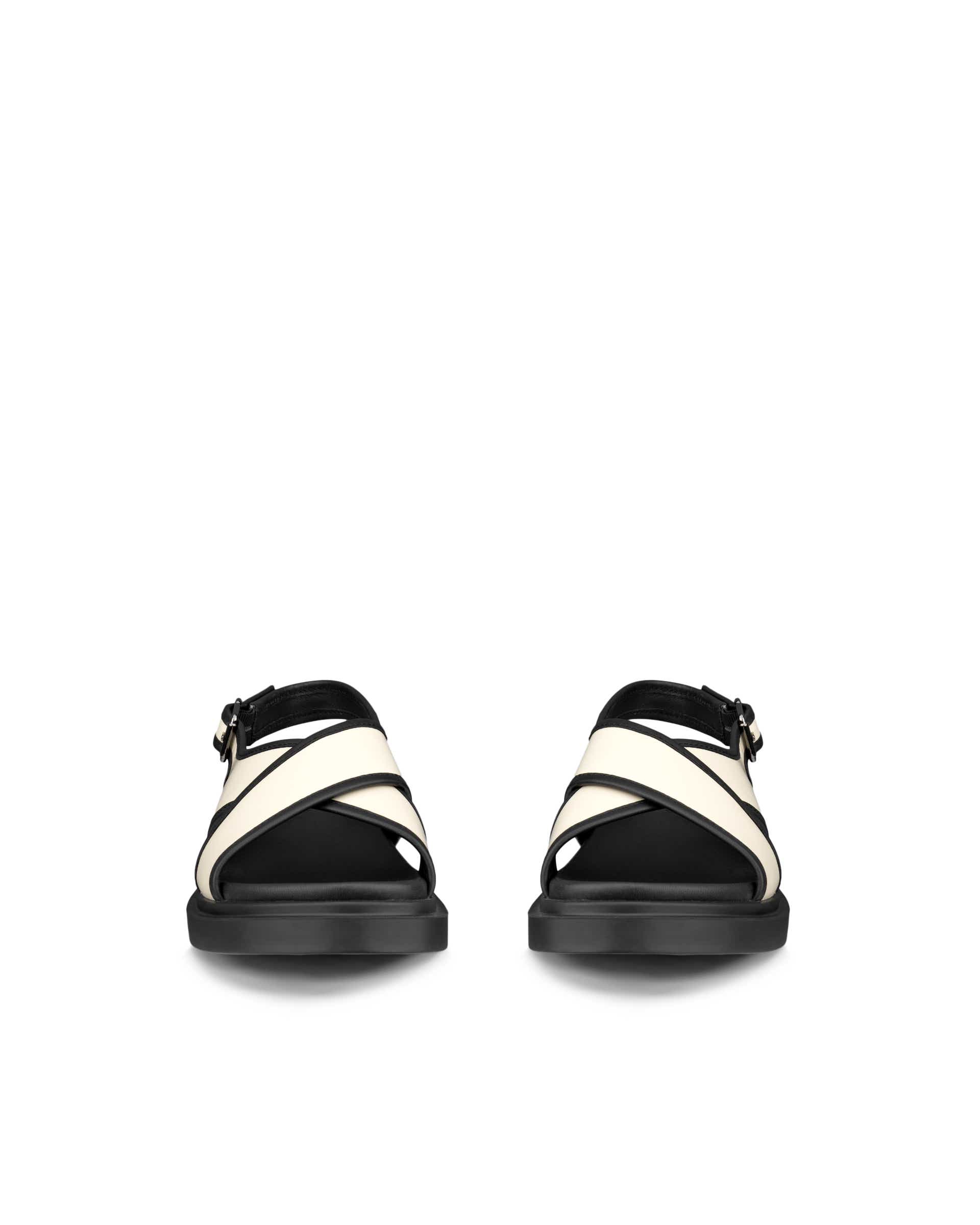 ECCO® METROPOLE SEOUL női bőrszandál - Bézs - Front pair