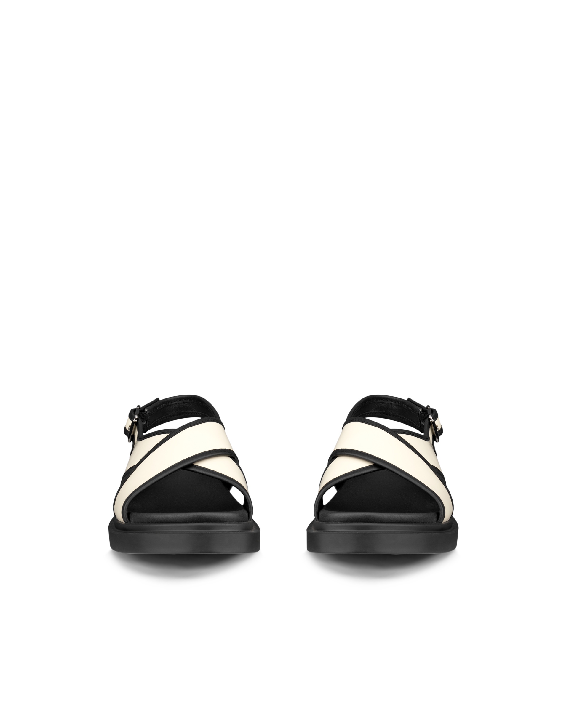 ECCO® METROPOLE SEOUL női bőrszandál - Bézs - Front pair