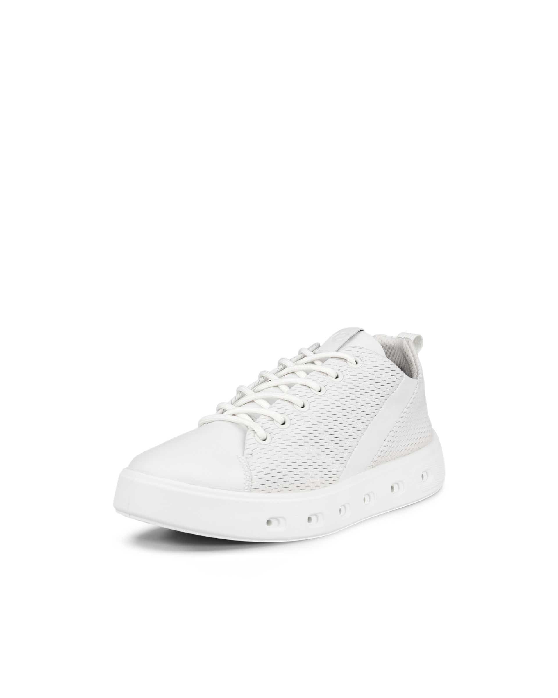 ECCO® Street 720 baskets en cuir Gore-Tex pour femme - Blanc - Main