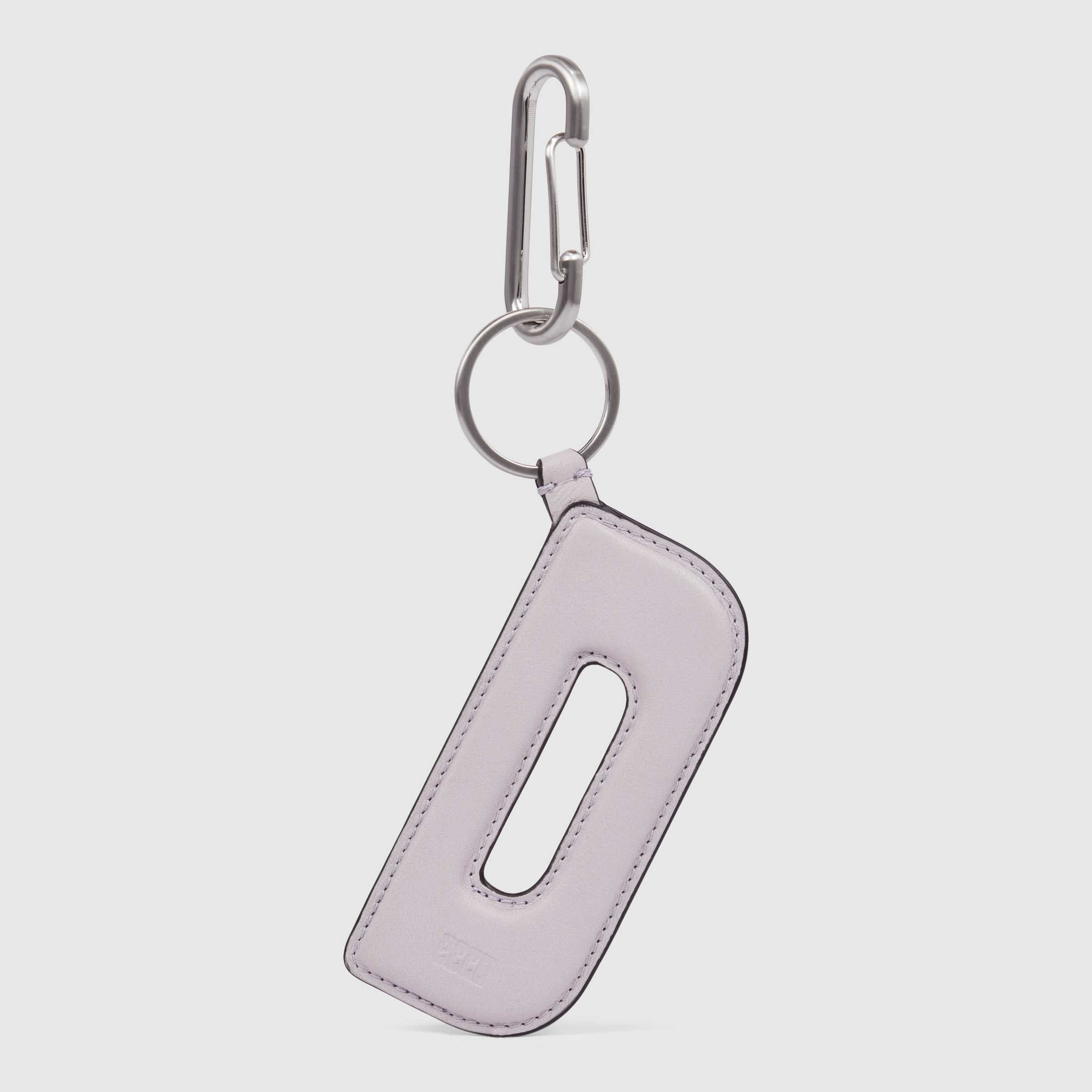 ECCO® E Padded 'D' Leather Charm - Purple - Main