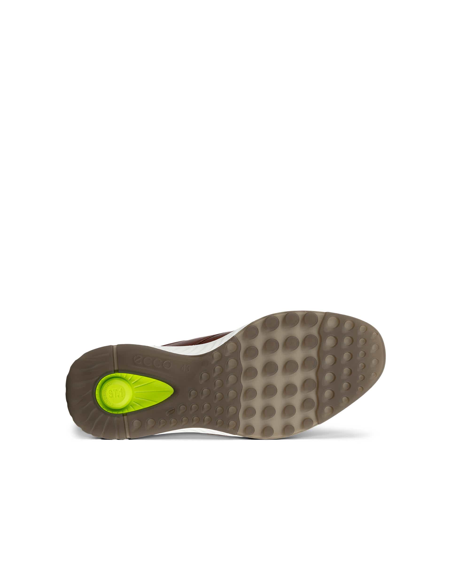 Men's ECCO® ST.1 Hybrid Leather Derby Shoe - Brown - Sole