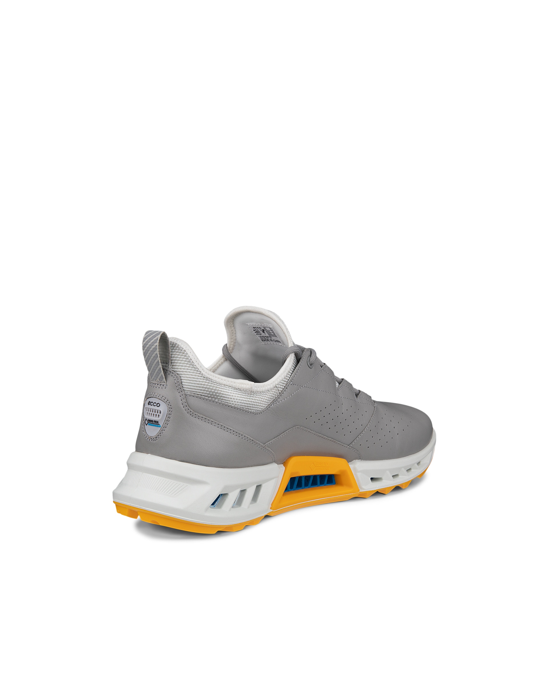 ECCO® Golf BIOM C4 chaussure de golf en cuir Gore-Tex pour homme - Gris - Back