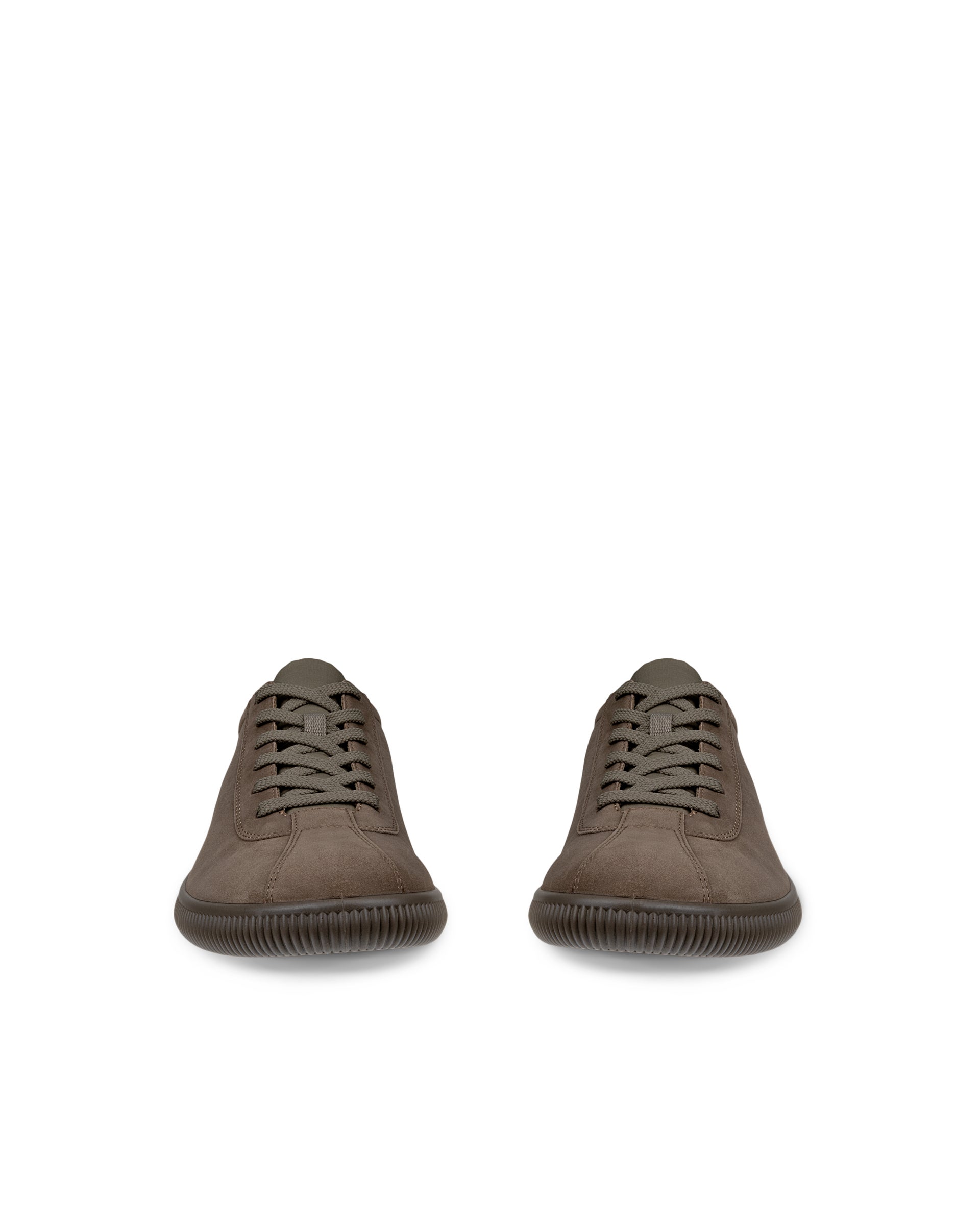 Ténis nobuck homem ECCO® SOFT ZERO - Castanho - Front pair