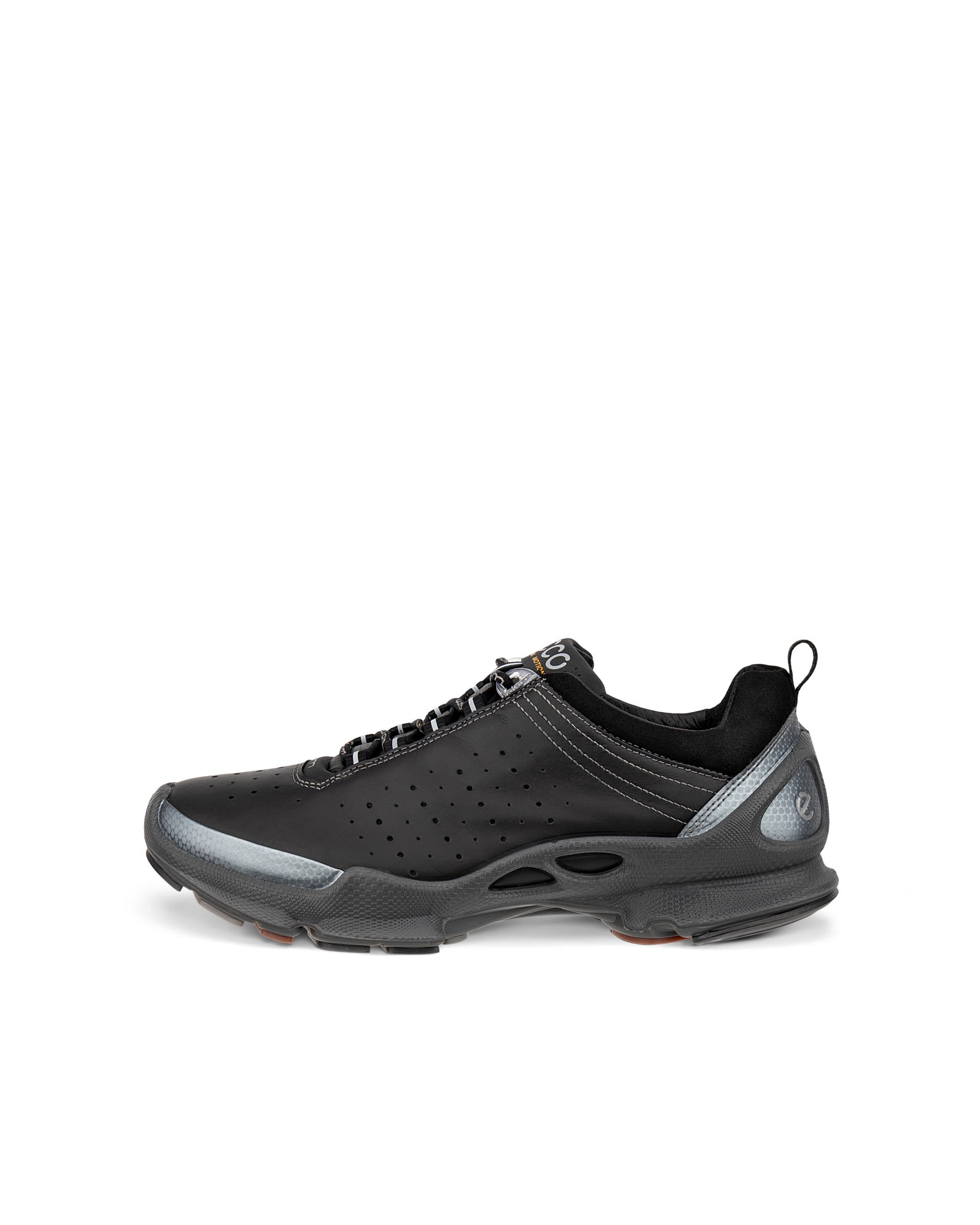 Women's ECCO® BIOM C Leather Sneaker - Black - Outside
