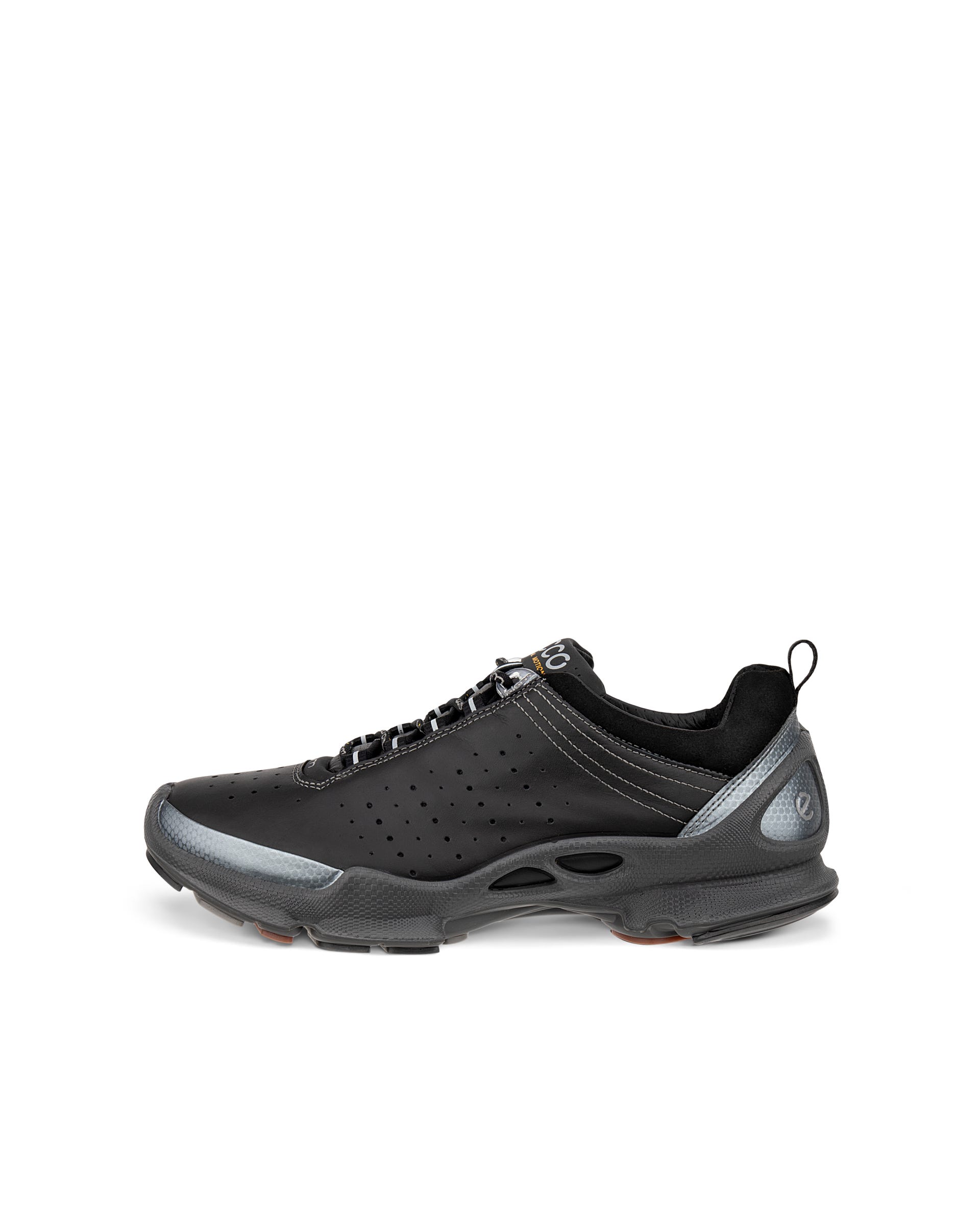 Women's ECCO® BIOM C Leather Sneaker - Black - Outside