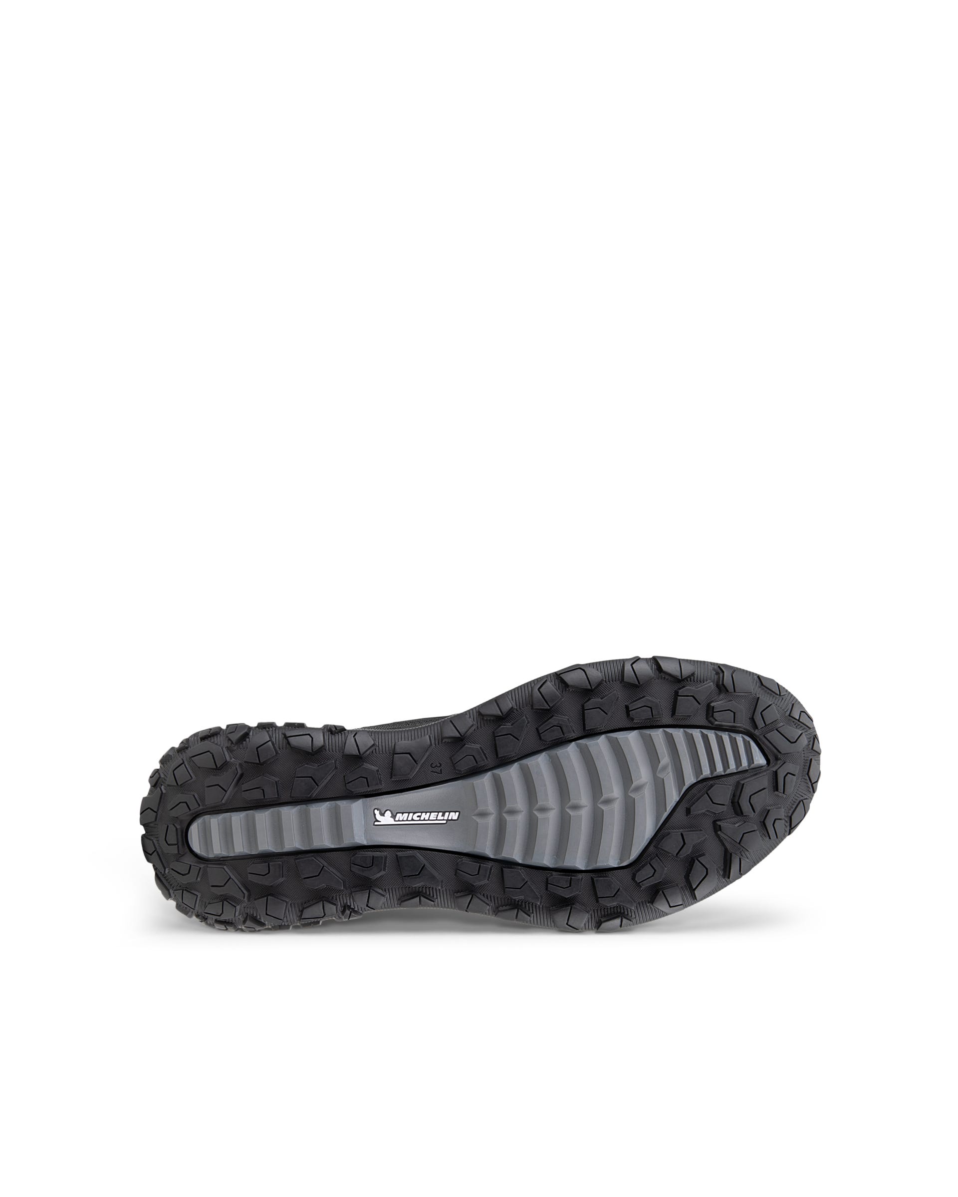 Botas de montaña impermeable de nobuk ECCO® ULT-TRN Mid para mujer - Negro - Sole