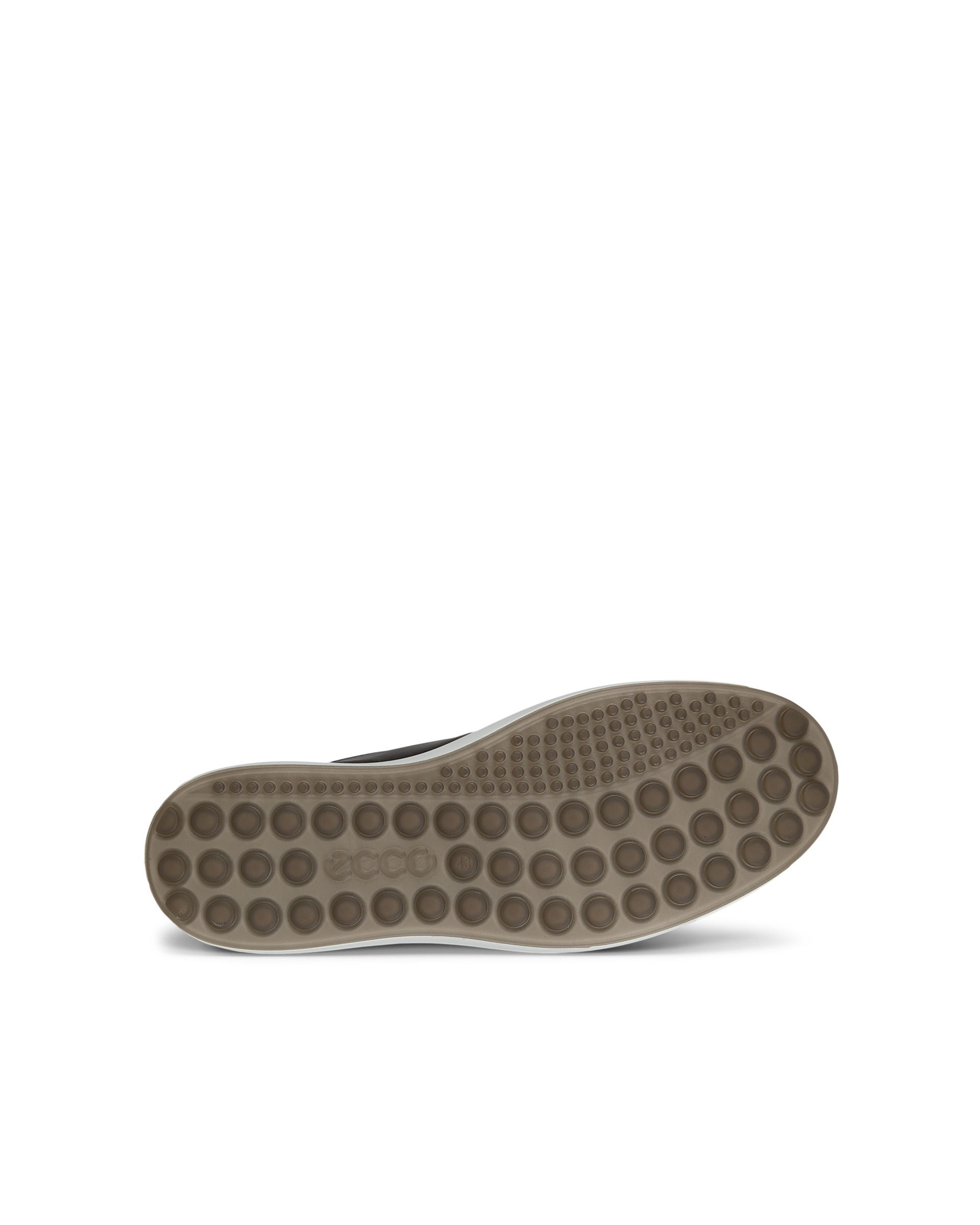 Men's ECCO® Soft 7 Leather Sneaker - Grey - Sole