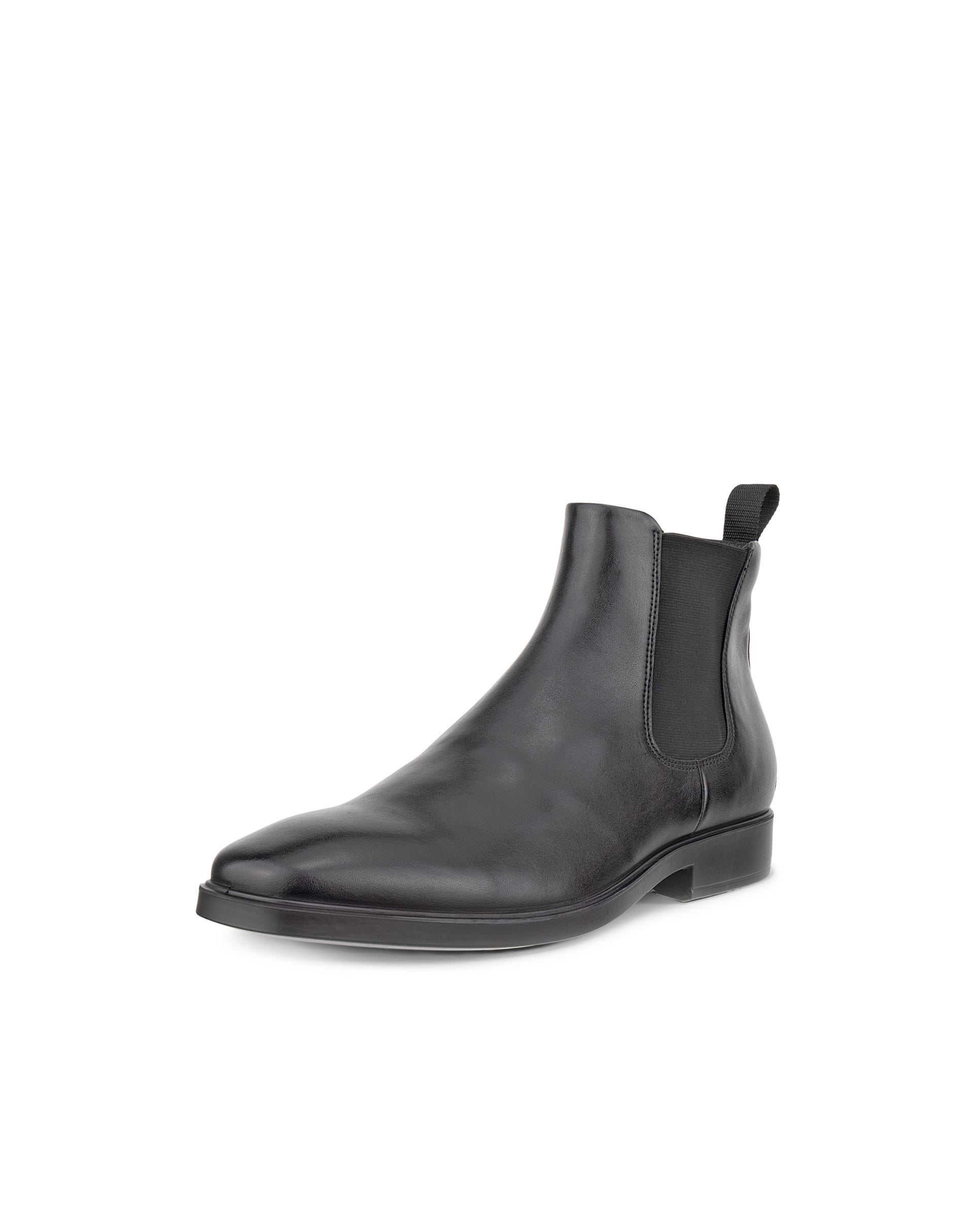 Men's ECCO® Metropole Milan Leather Chelsea Boot - Black - Main