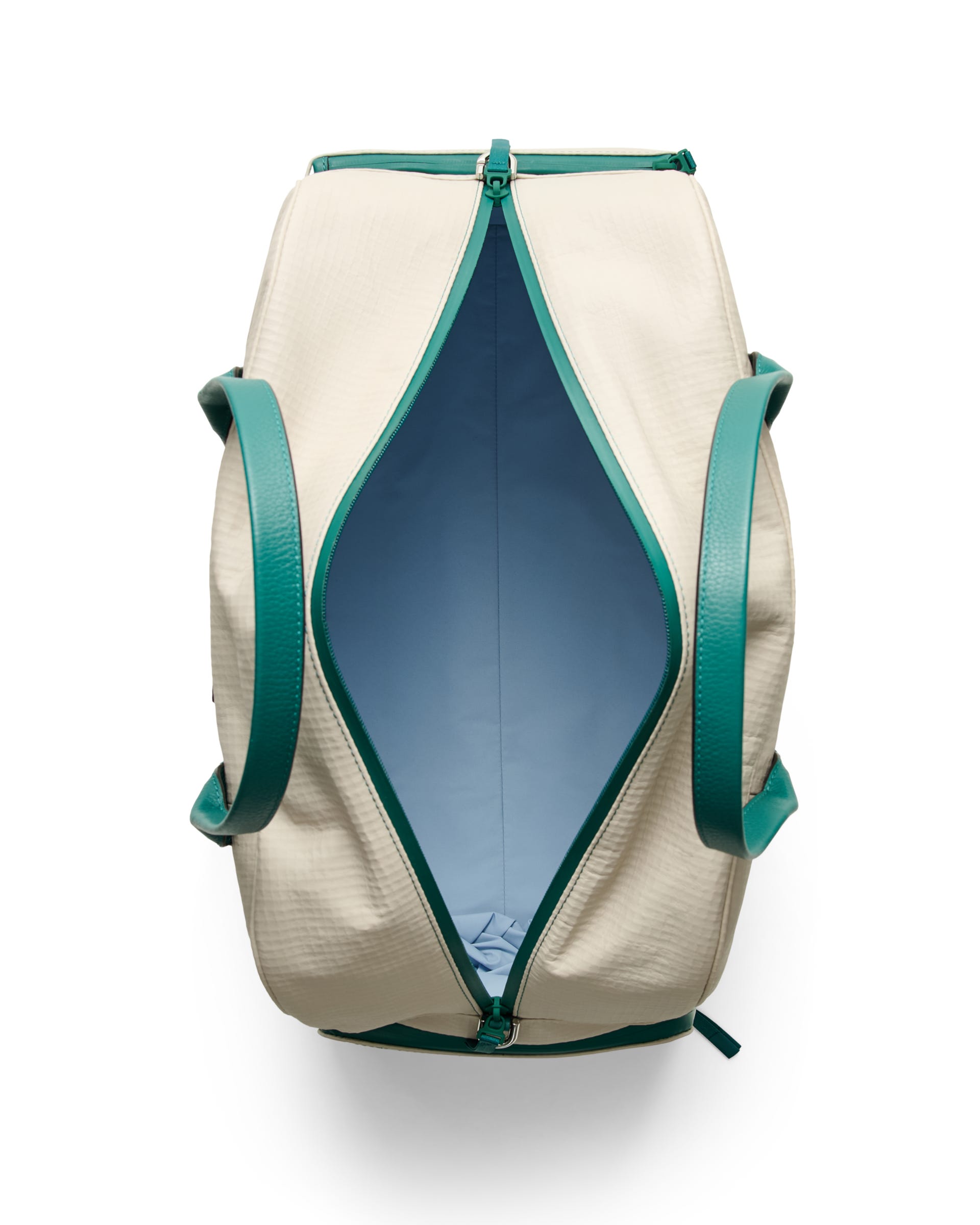 ECCO® Golf Zefer Leather Boston Bag - Beige - Birdeye