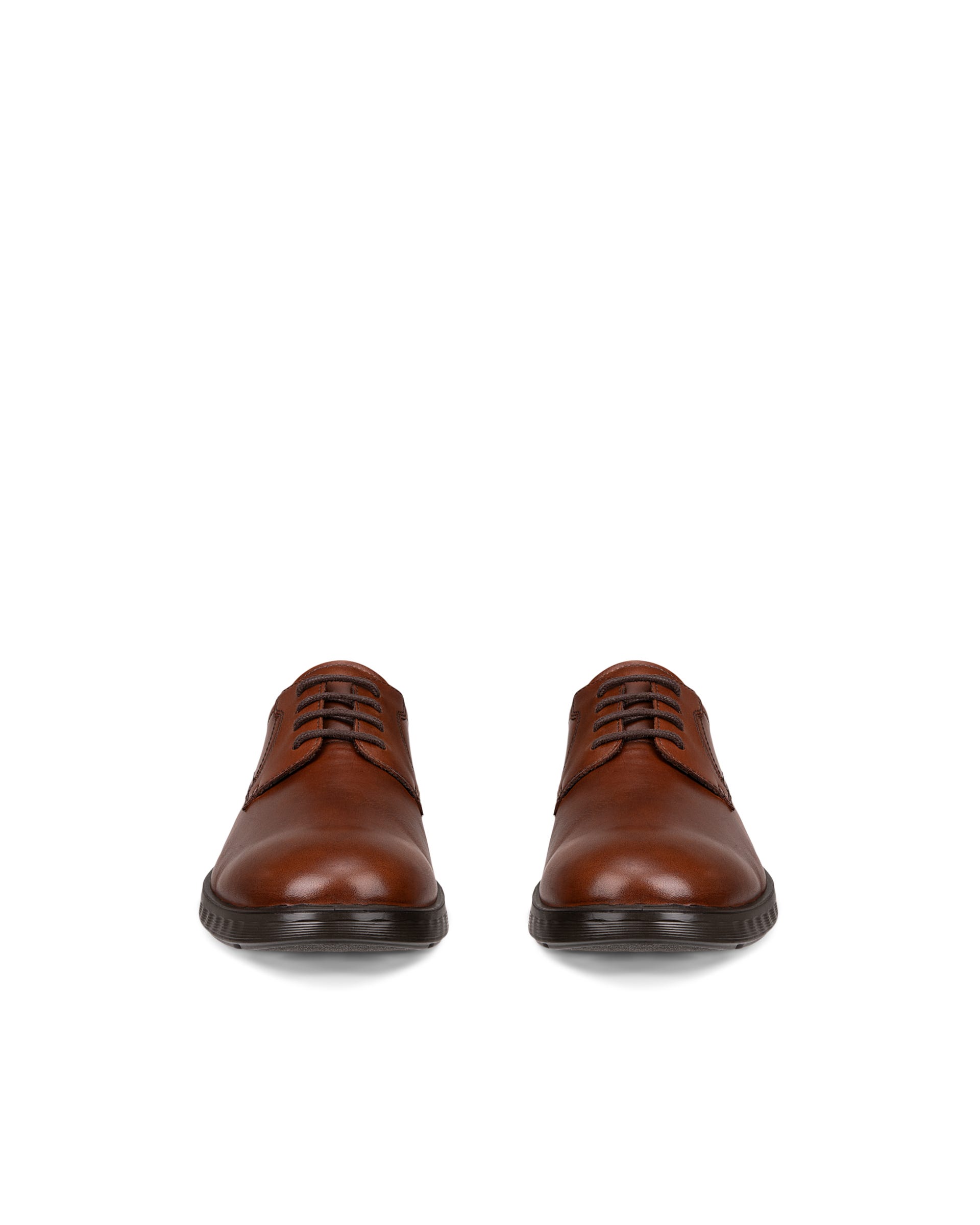 ECCO® S LITE HYBRID herre derby sko skinn - Brun - Front pair