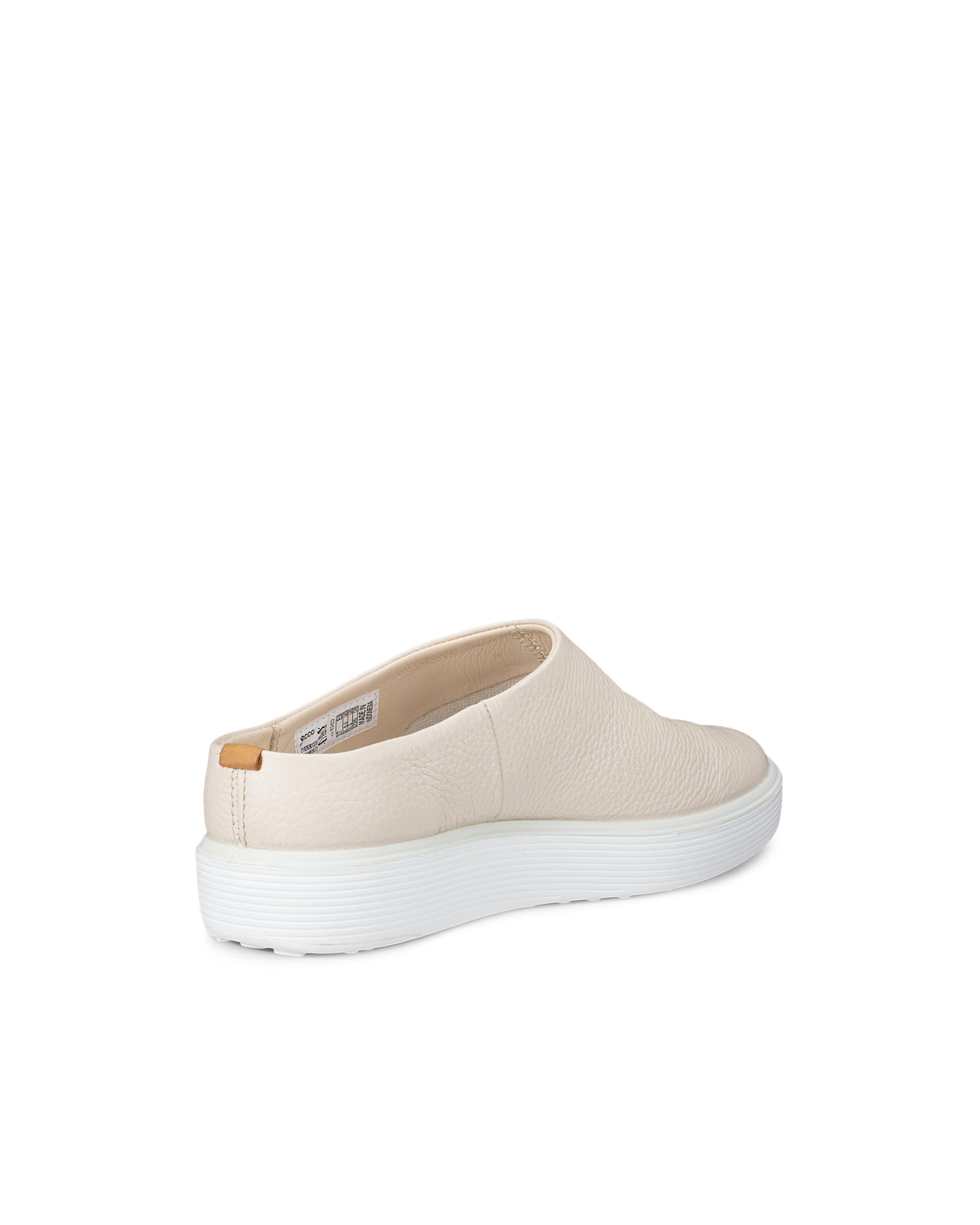 Women's ECCO® Soft 60 Leather Mule - Beige - Back