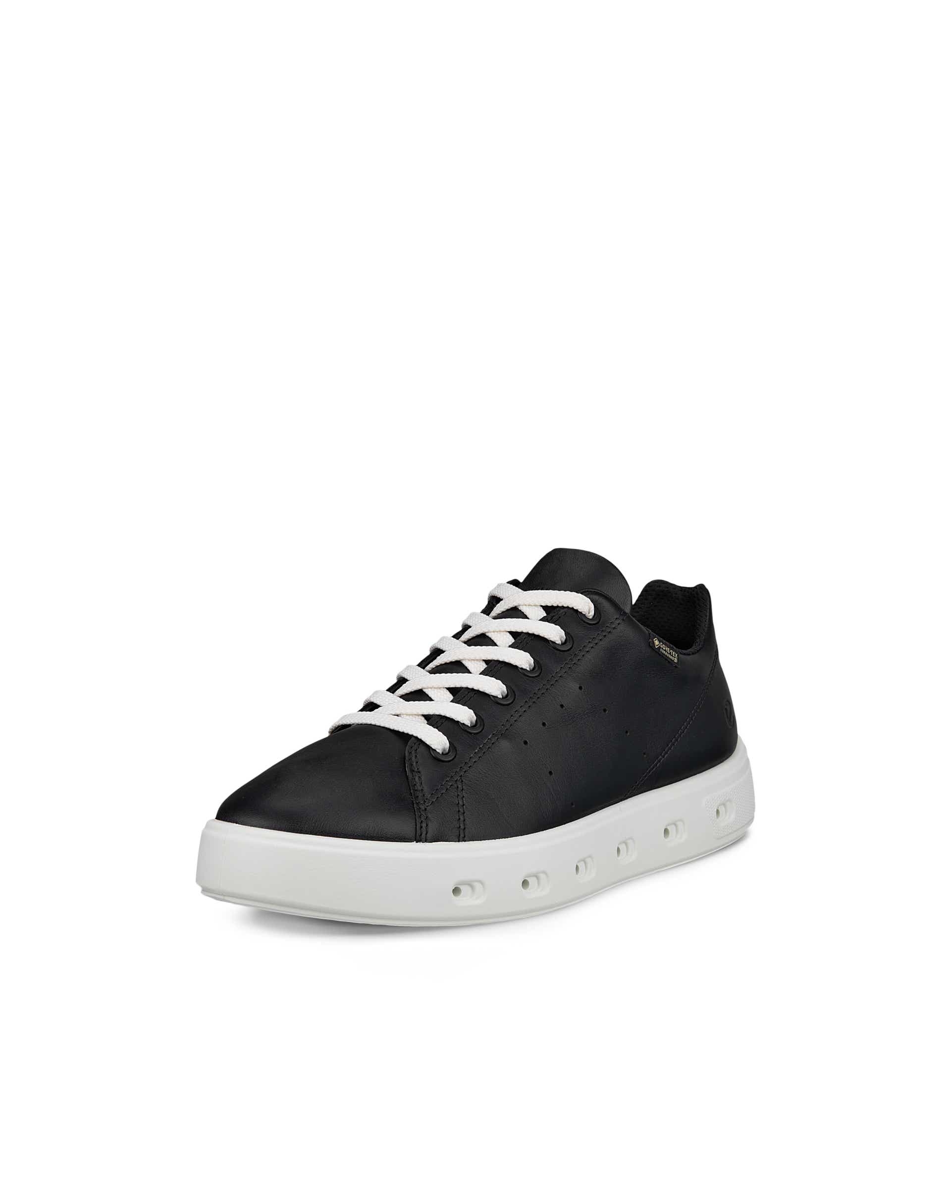 ECCO® Street 720 baskets en cuir Gore-Tex pour femme - Noir - Main