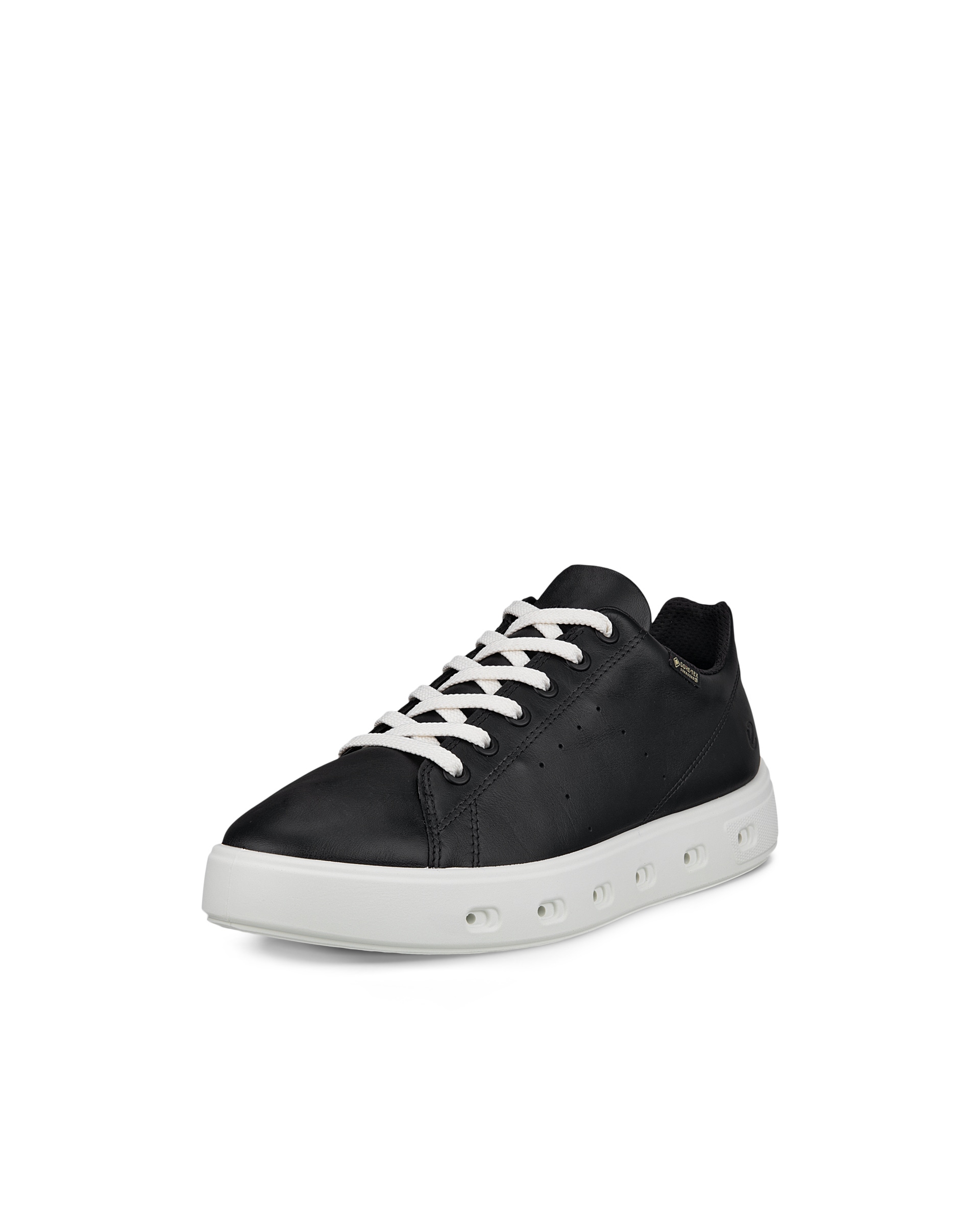 ECCO® Street 720 baskets en cuir Gore-Tex pour femme - Noir - Main