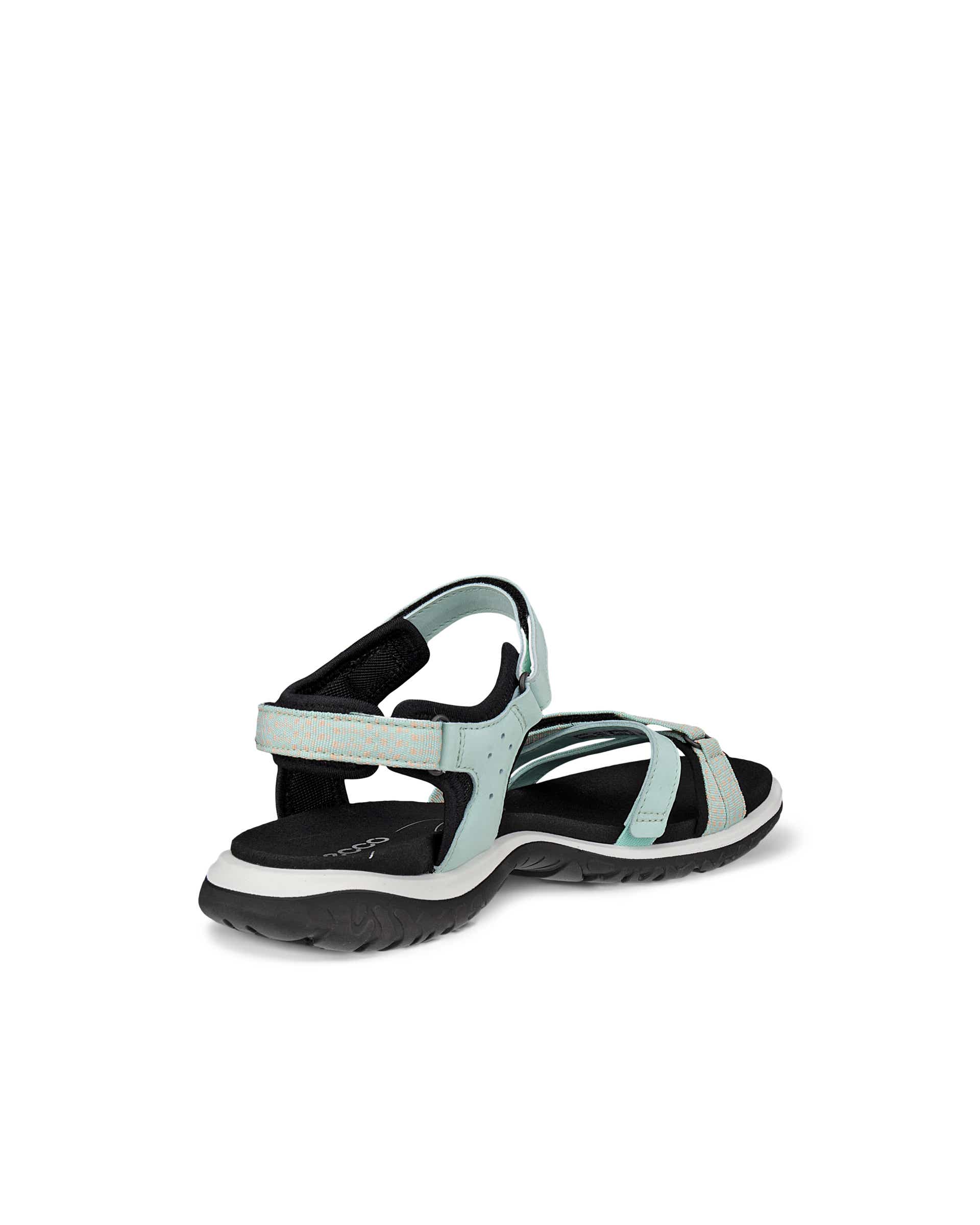 Dámské nubukové páskové sandály ECCO® Offroad Roam - Zelená - Back