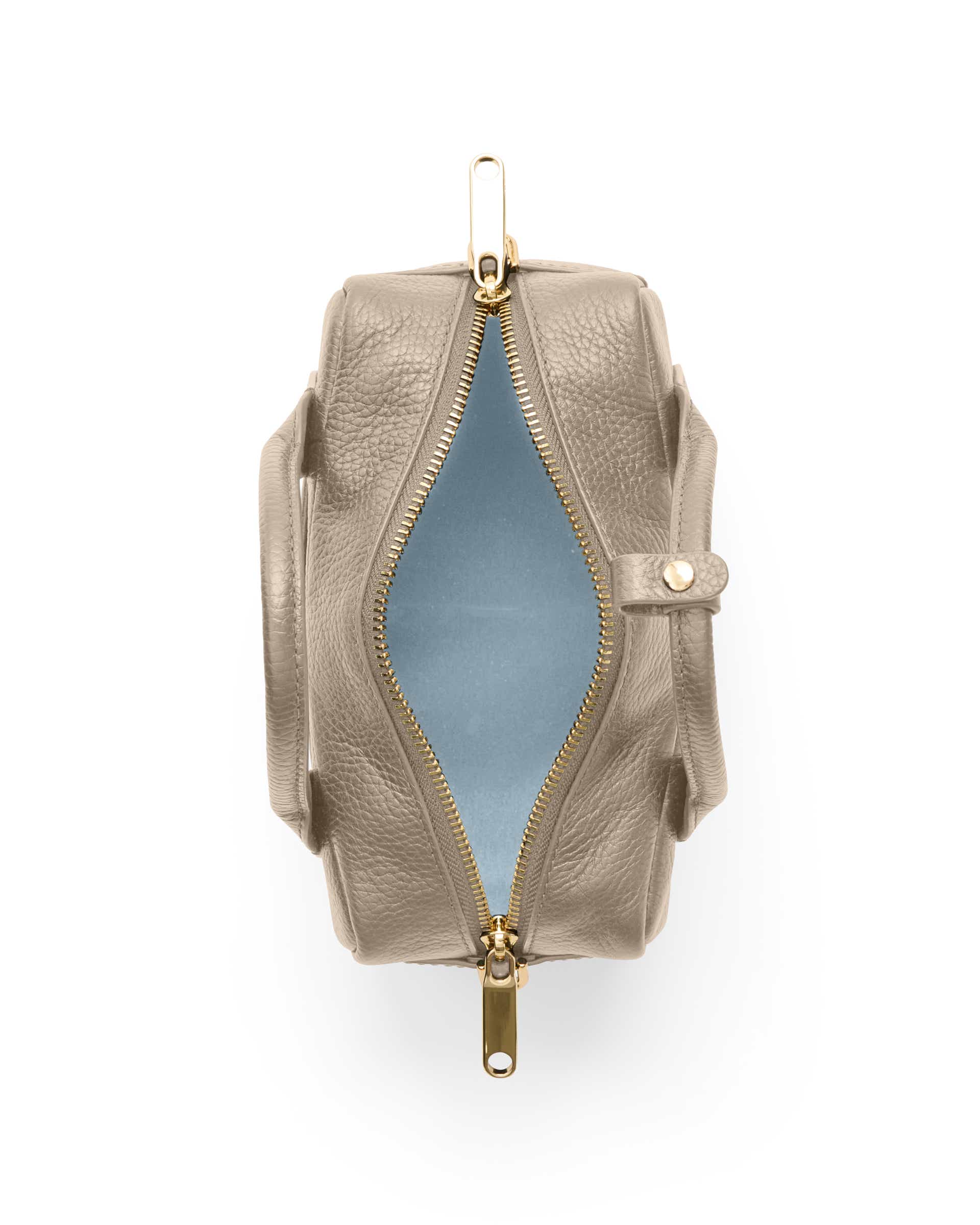 Skórzana torebka przez ramię ECCO® Bowling Bag - Beżowy - Birdeye