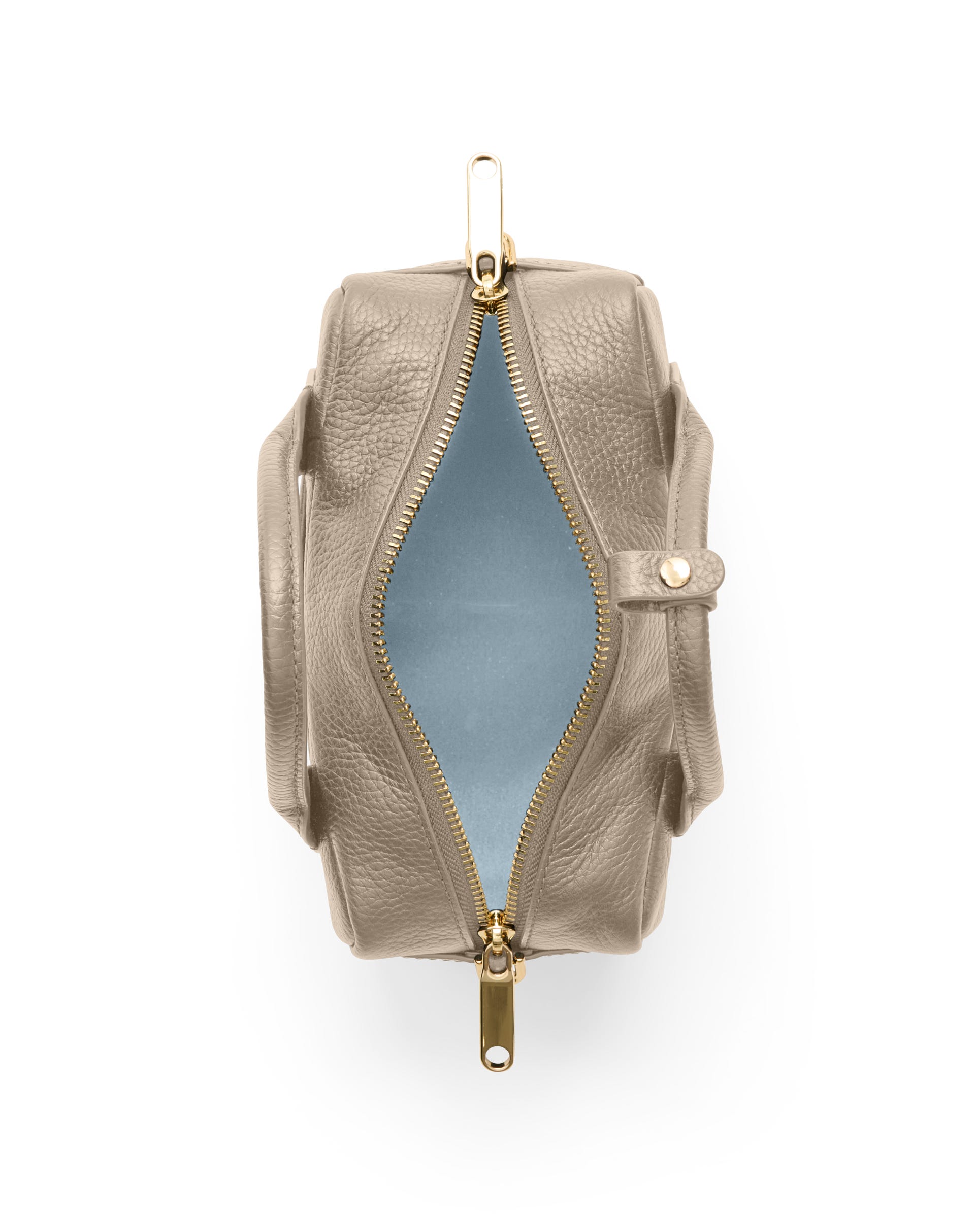 Skórzana torebka przez ramię ECCO® Bowling Bag - Beżowy - Birdeye