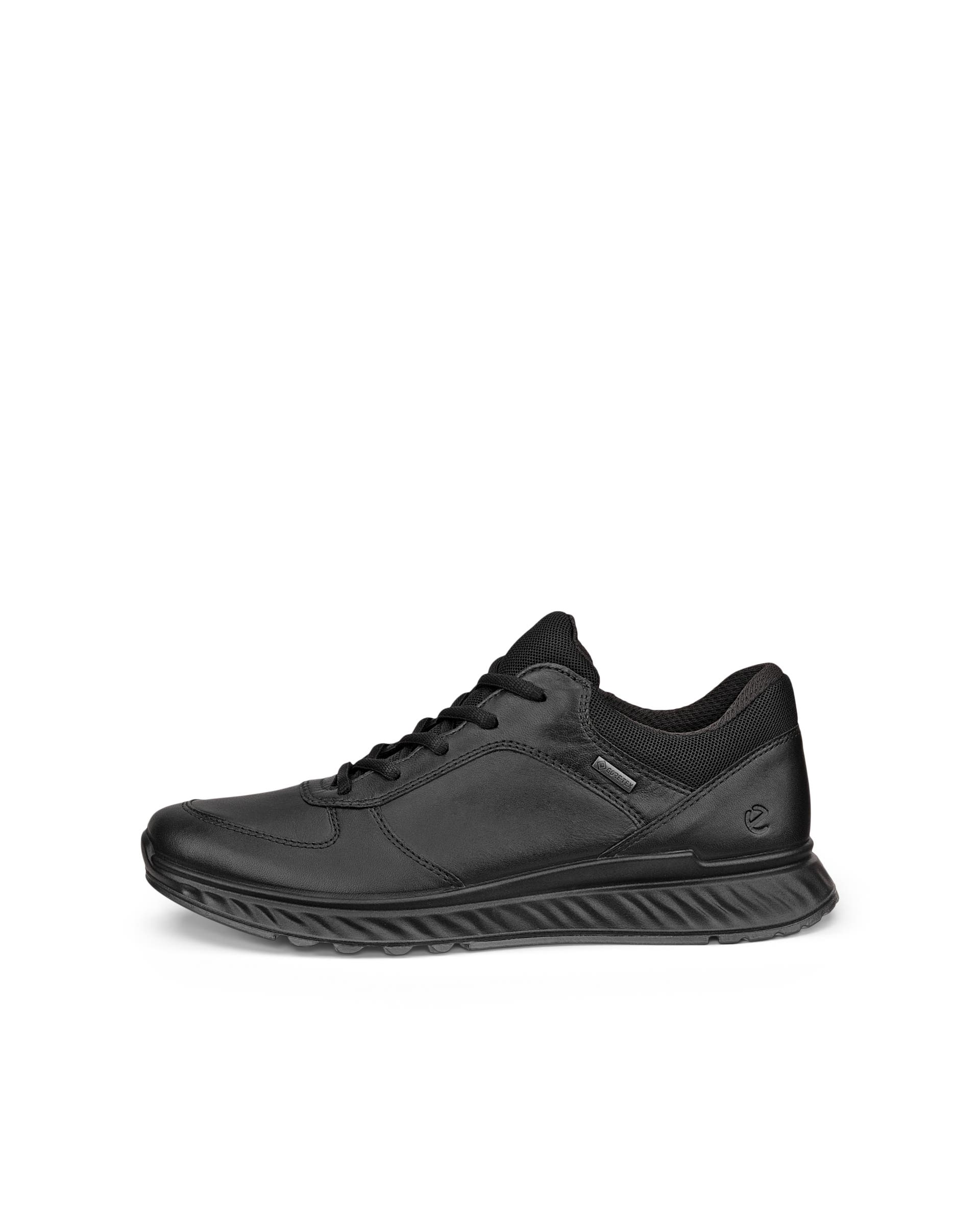ECCO® Exostride Outdoor nubucksneaker med Gore-Tex dam - Svart - Outside