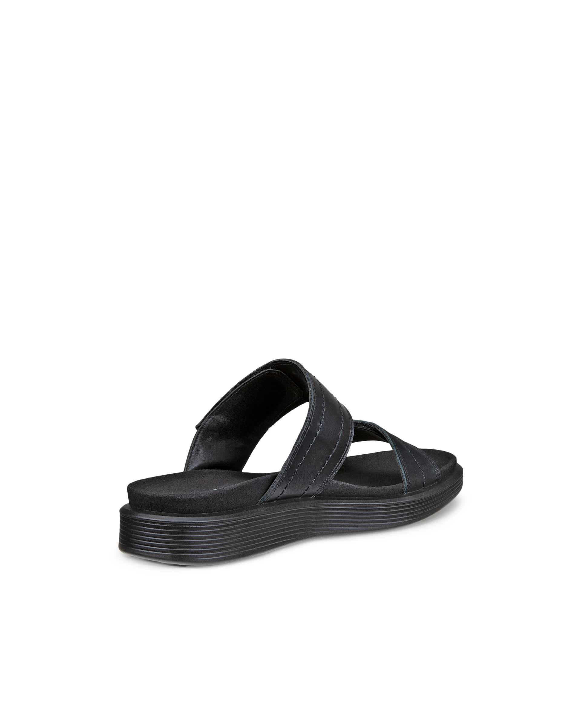 ECCO SOFT WOMEN'S SLIDE SANDAL  - Black - Back