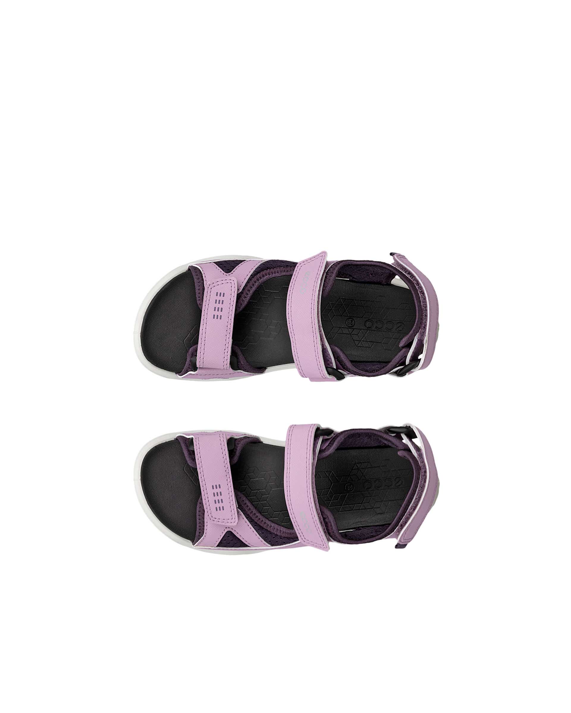 ECCO® BIOM Raft Kinder Sandale mit zwei Riemen - Lila - Top left pair