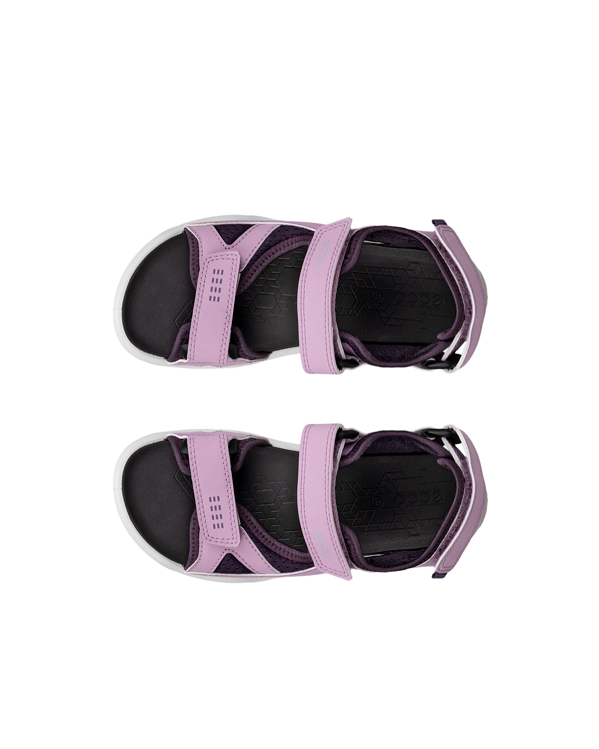 Dziecięce klapki ECCO® BIOM Raft - Fioletowy - Top left pair