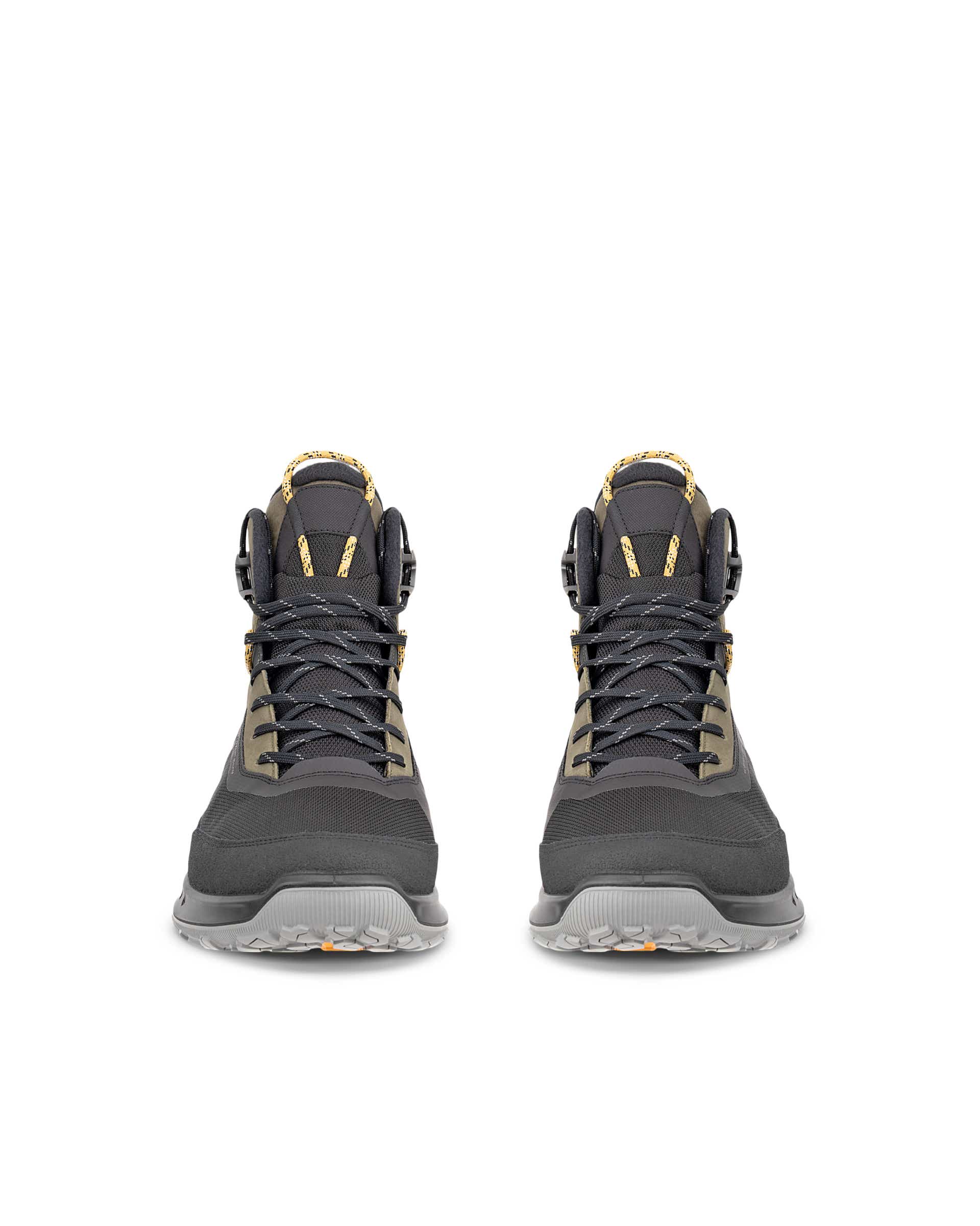 ECCO® Ult-Trn Heren waterdichte wandelschoen in nubuck - Zwart - Front pair