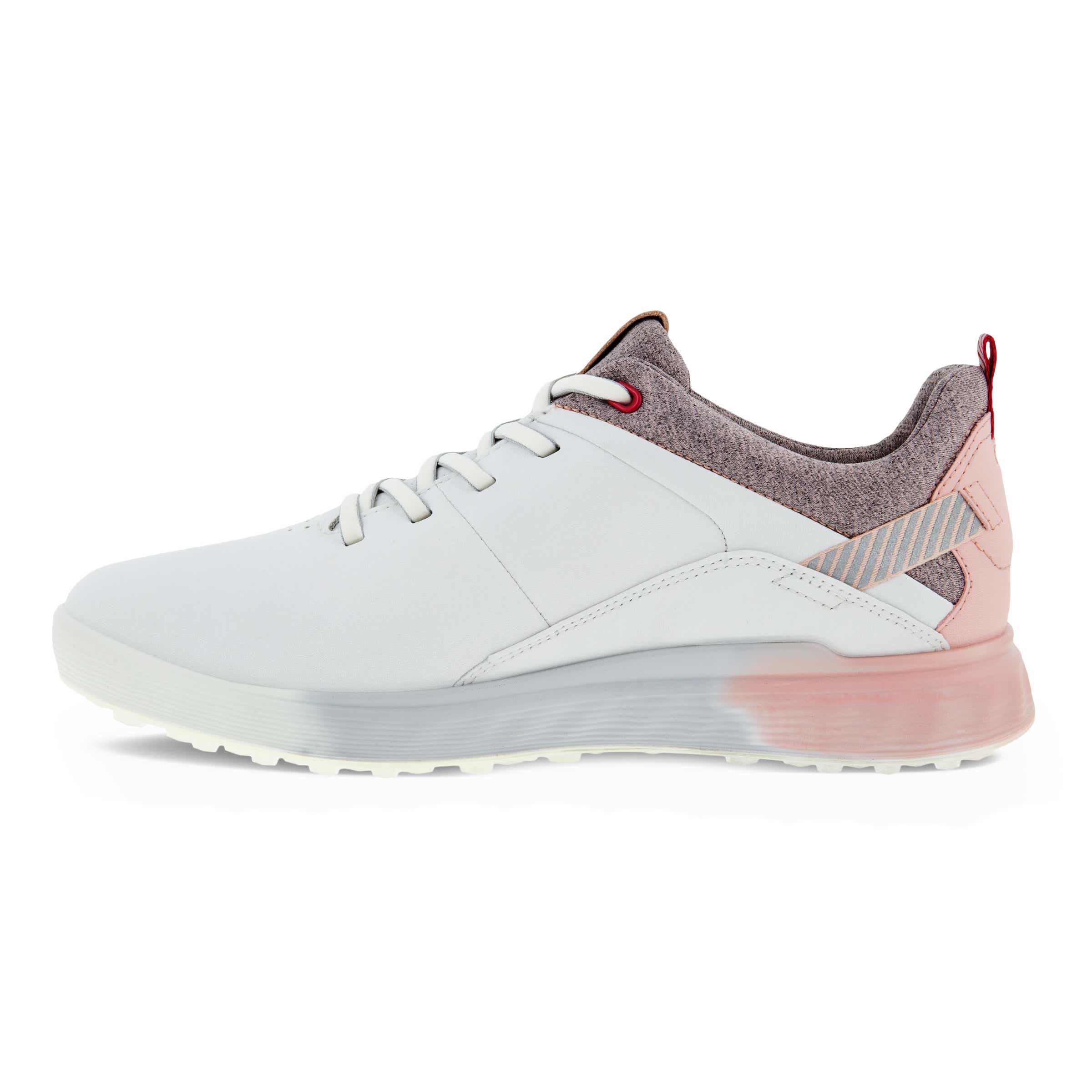 Ladies ECCO® Golf S-Three Leather Gore-Tex Shoe - White - Inside