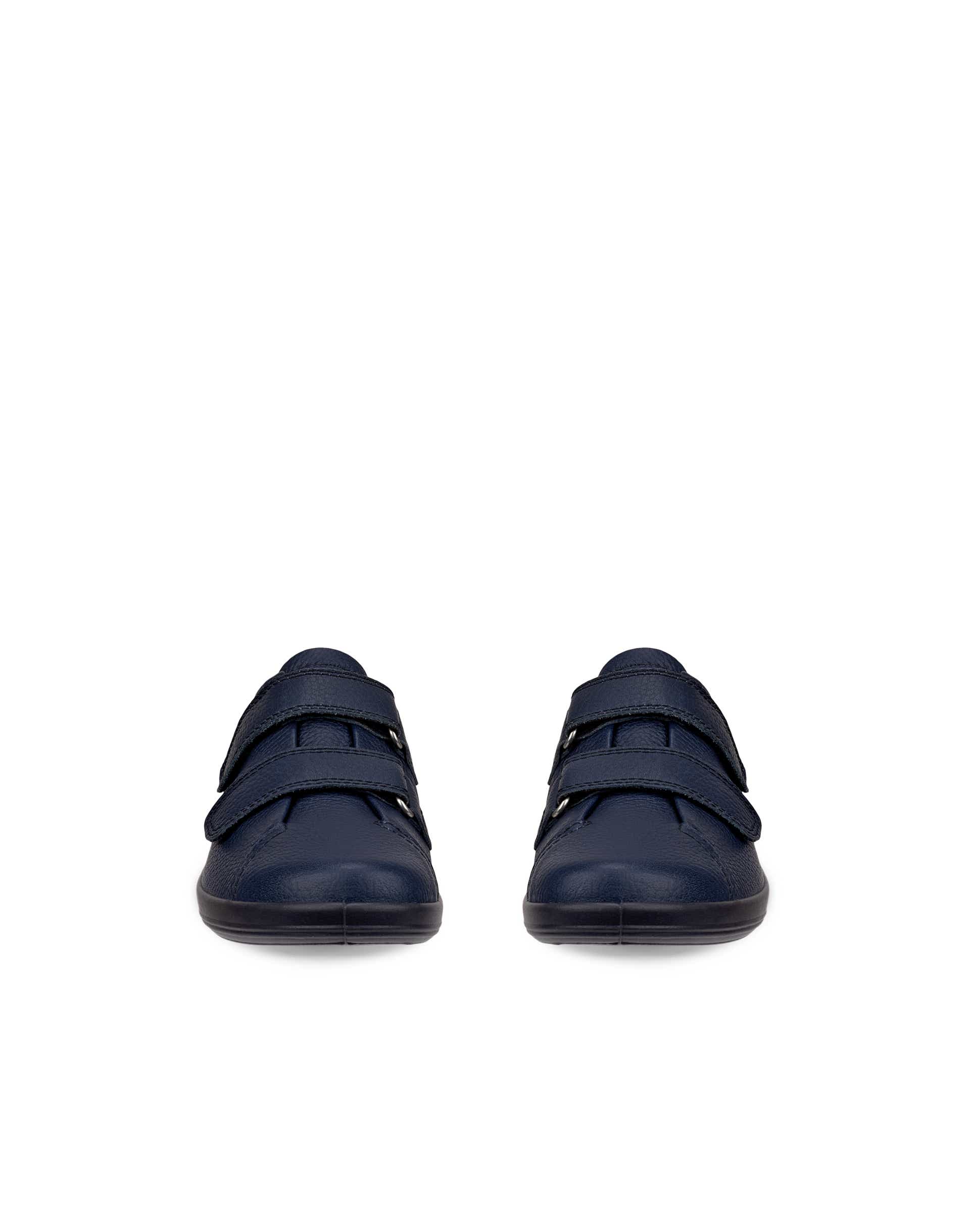 ECCO® Soft 2.0 Dames leren wandelschoen - Blauw - Front pair