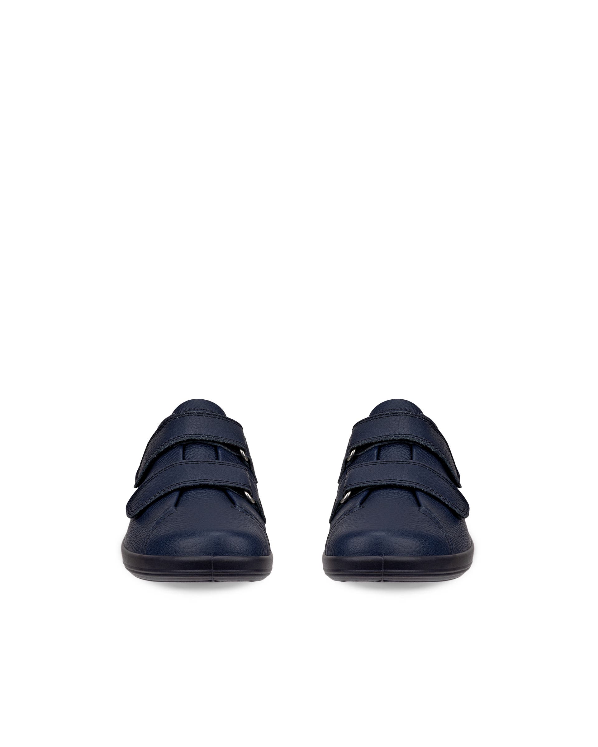 ECCO® Soft 2.0 sneakers i læder til damer - Blå - Front pair