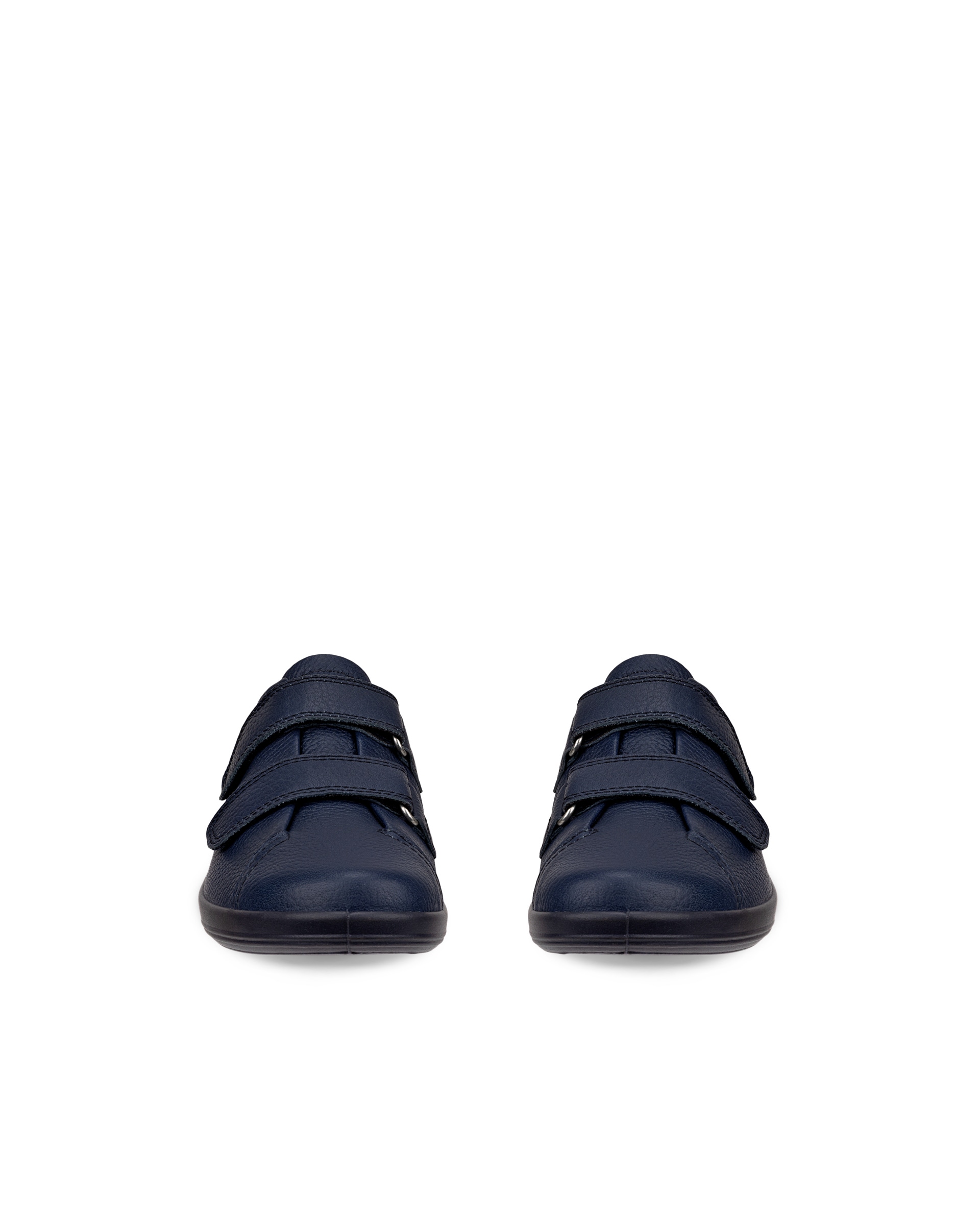 ECCO® Soft 2.0 Dames leren wandelschoen - Blauw - Front pair