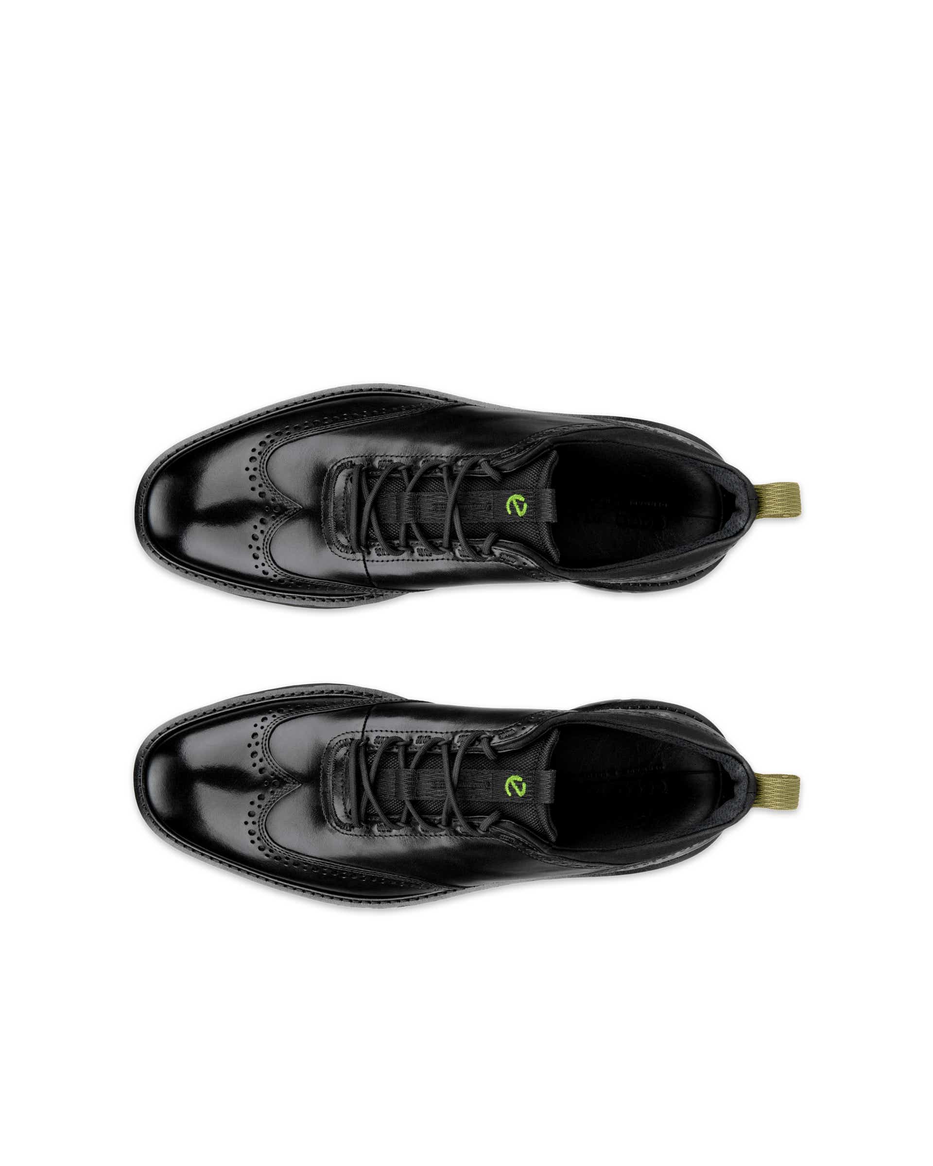 ECCO® ST.1 Hybrid Herren Derbyschuhe aus Leder - Schwarz - Top left pair