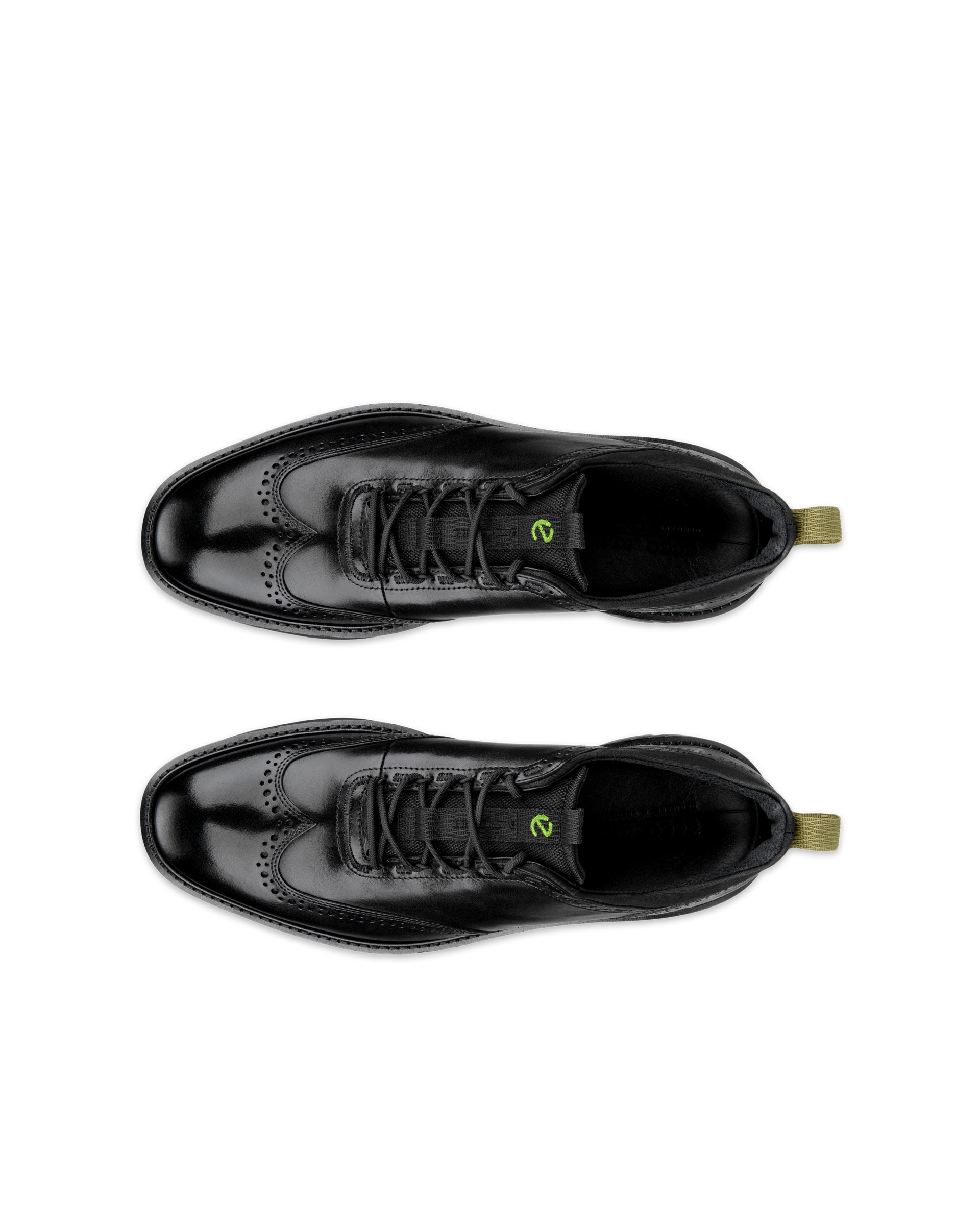 ECCO® ST.1 Hybrid Herren Derbyschuhe aus Leder - Schwarz - Top left pair