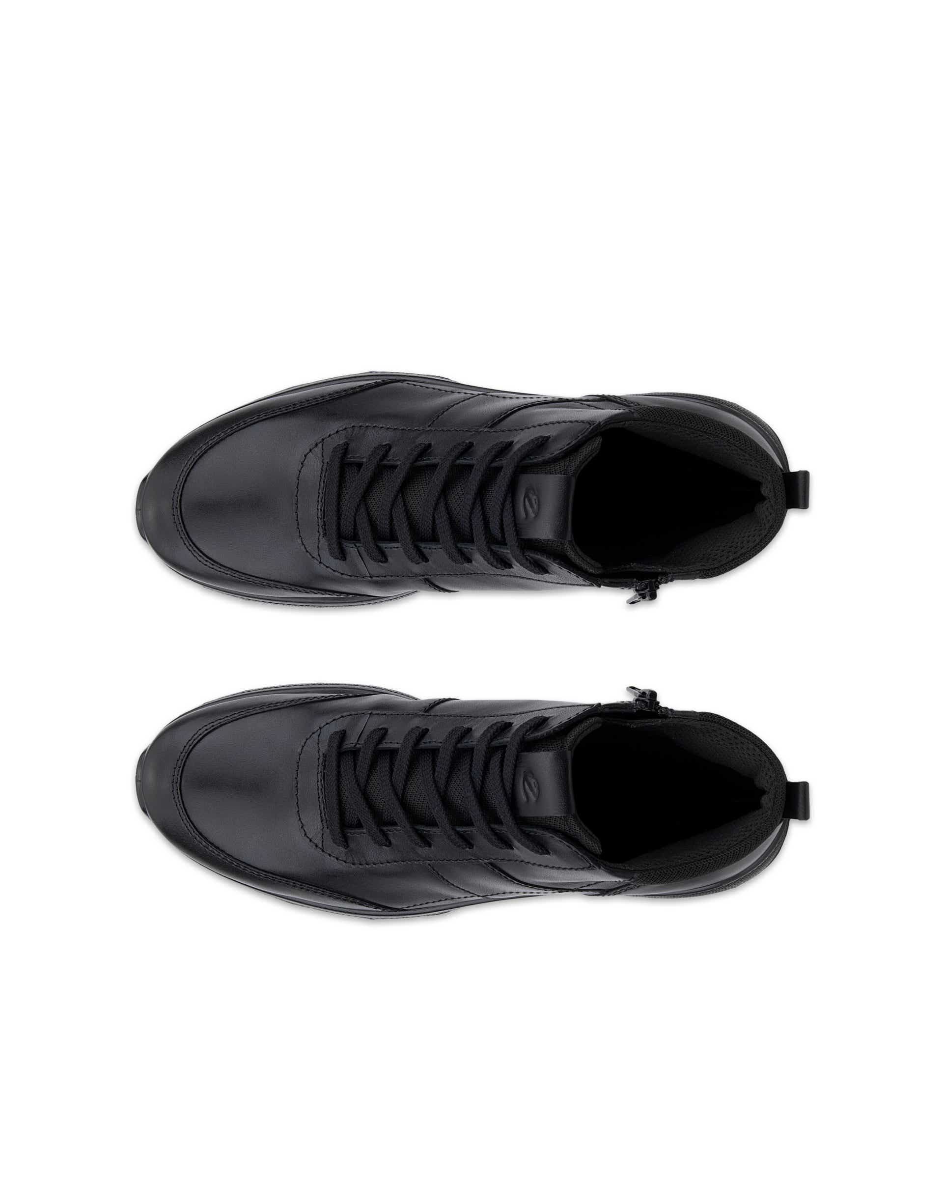 ECCO® IRVING heren leren enkellaars - Zwart - Top left pair