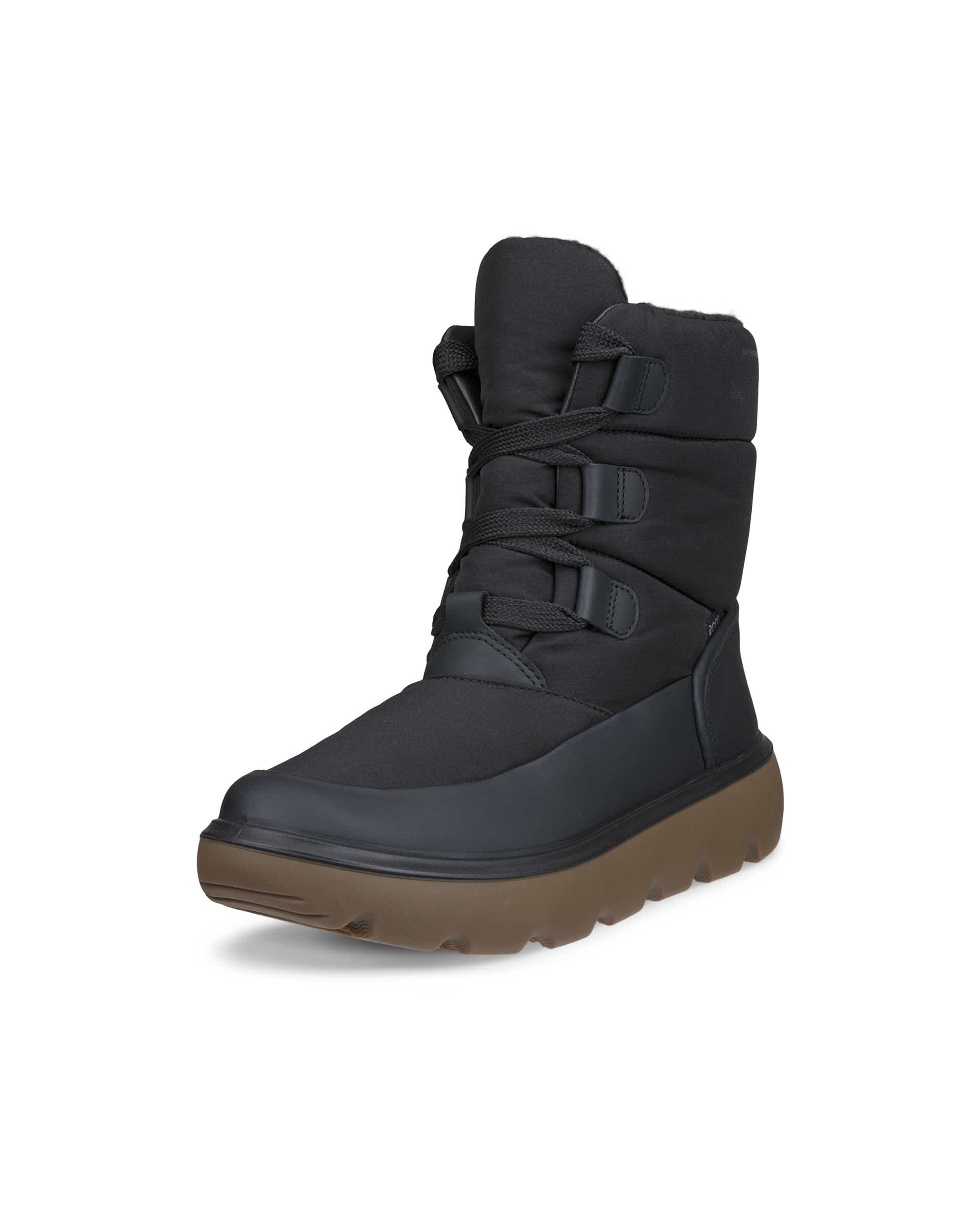 Women's ECCO® GLACIA Textile Gore-Tex Winter Boot - Black - Main