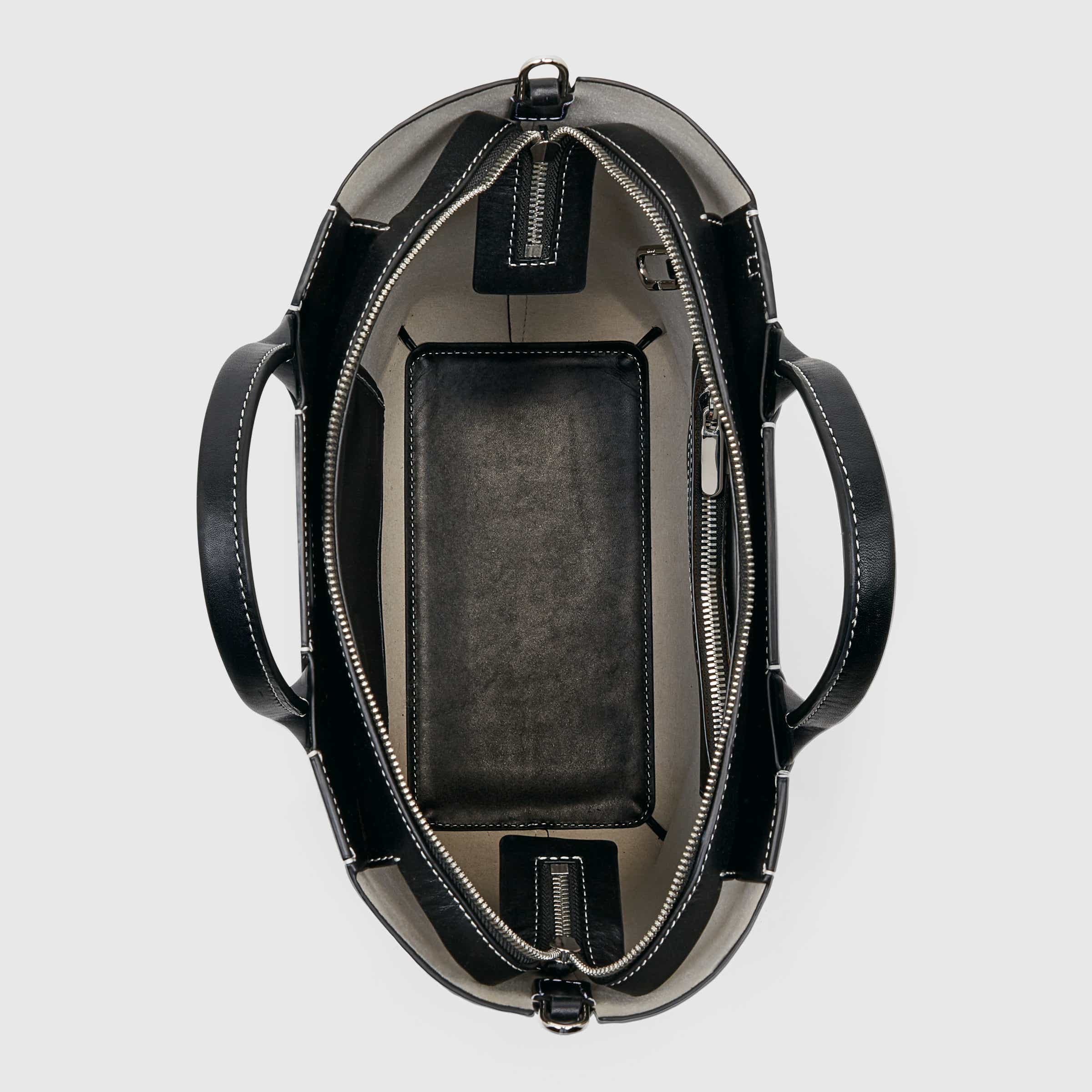 ECCO® E Leather Tote Bag - Black - Birdeye