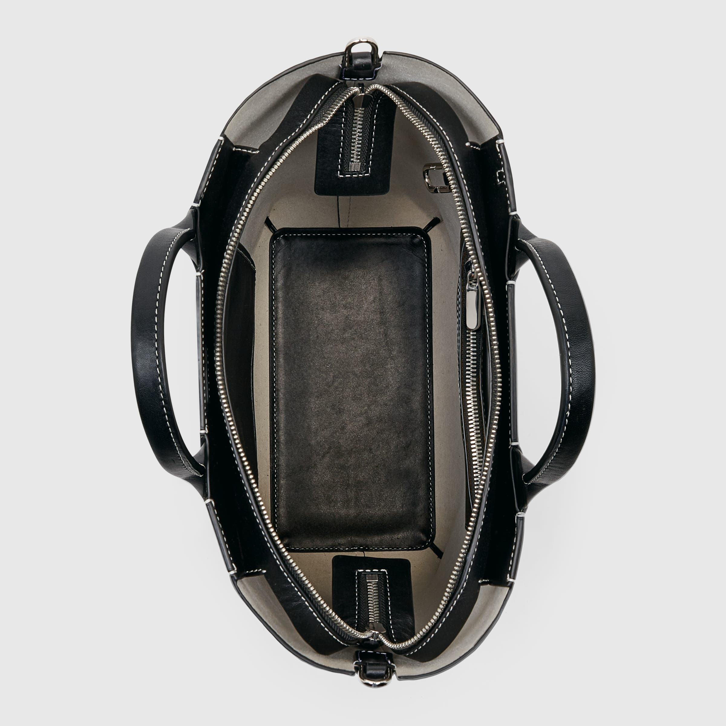 ECCO® E Leather Tote Bag - Black - Birdeye