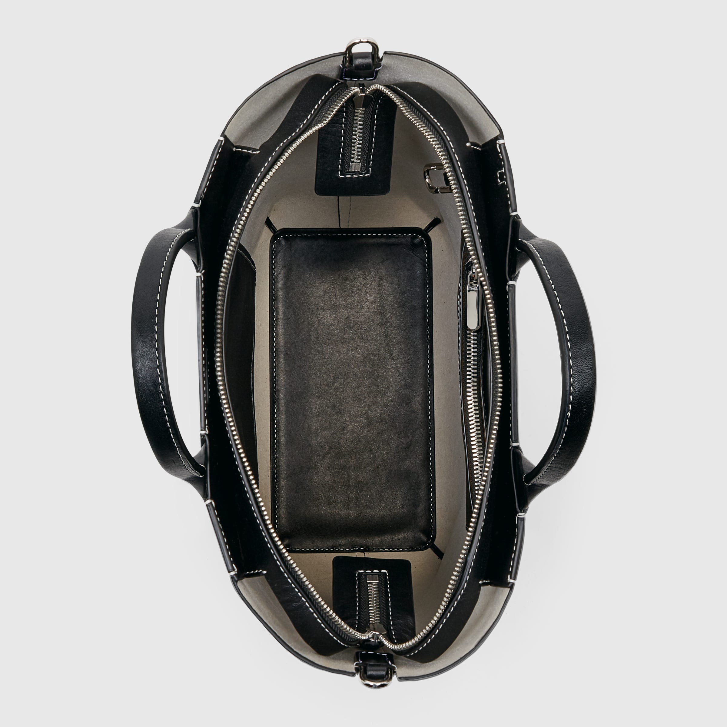 ECCO® E Leather Tote Bag - Black - Birdeye