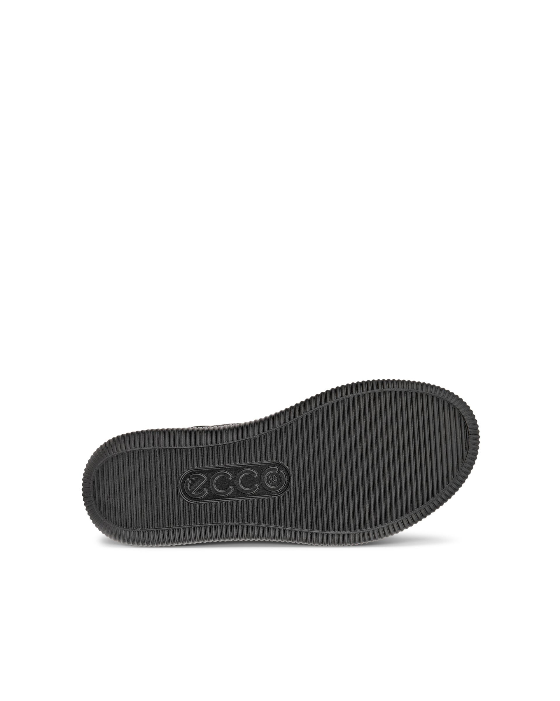 ECCO Soft Zero WOMEN ウィメンズ レザースニーカー - ブラック - Sole