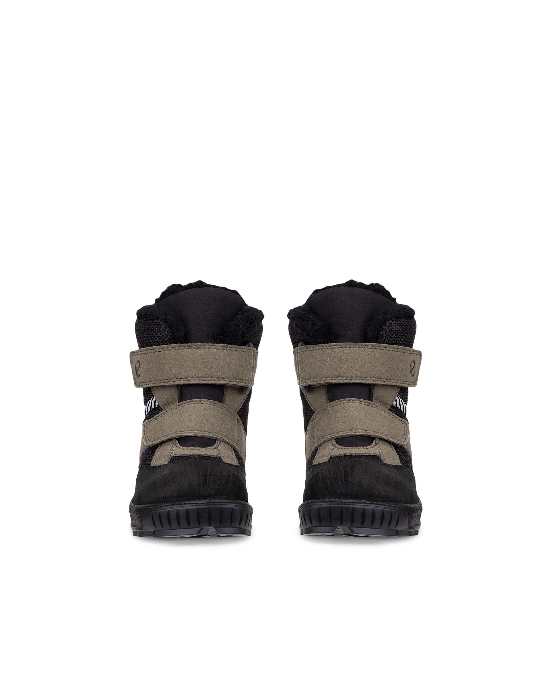 Detské textilné nepremokavá zimné čižmy ECCO® BIOM HIKE INFANT - Zelená - Front pair