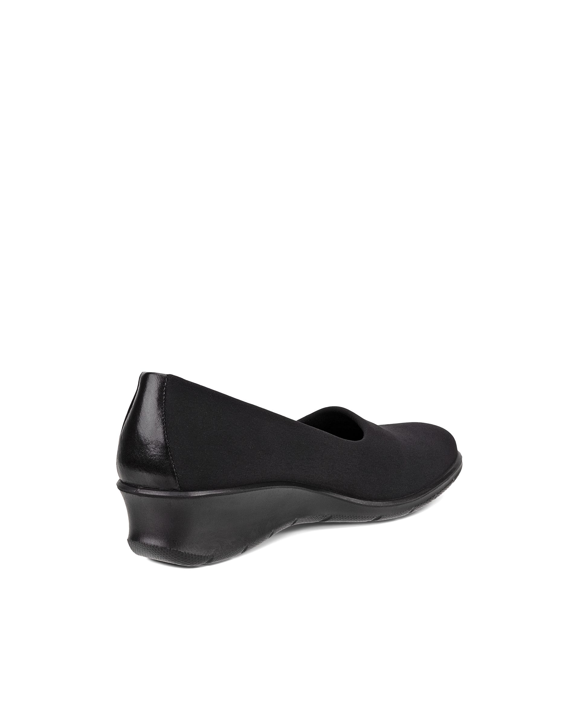 Women's ECCO® Felicia Textile Stretch Slip-On - Black - Back