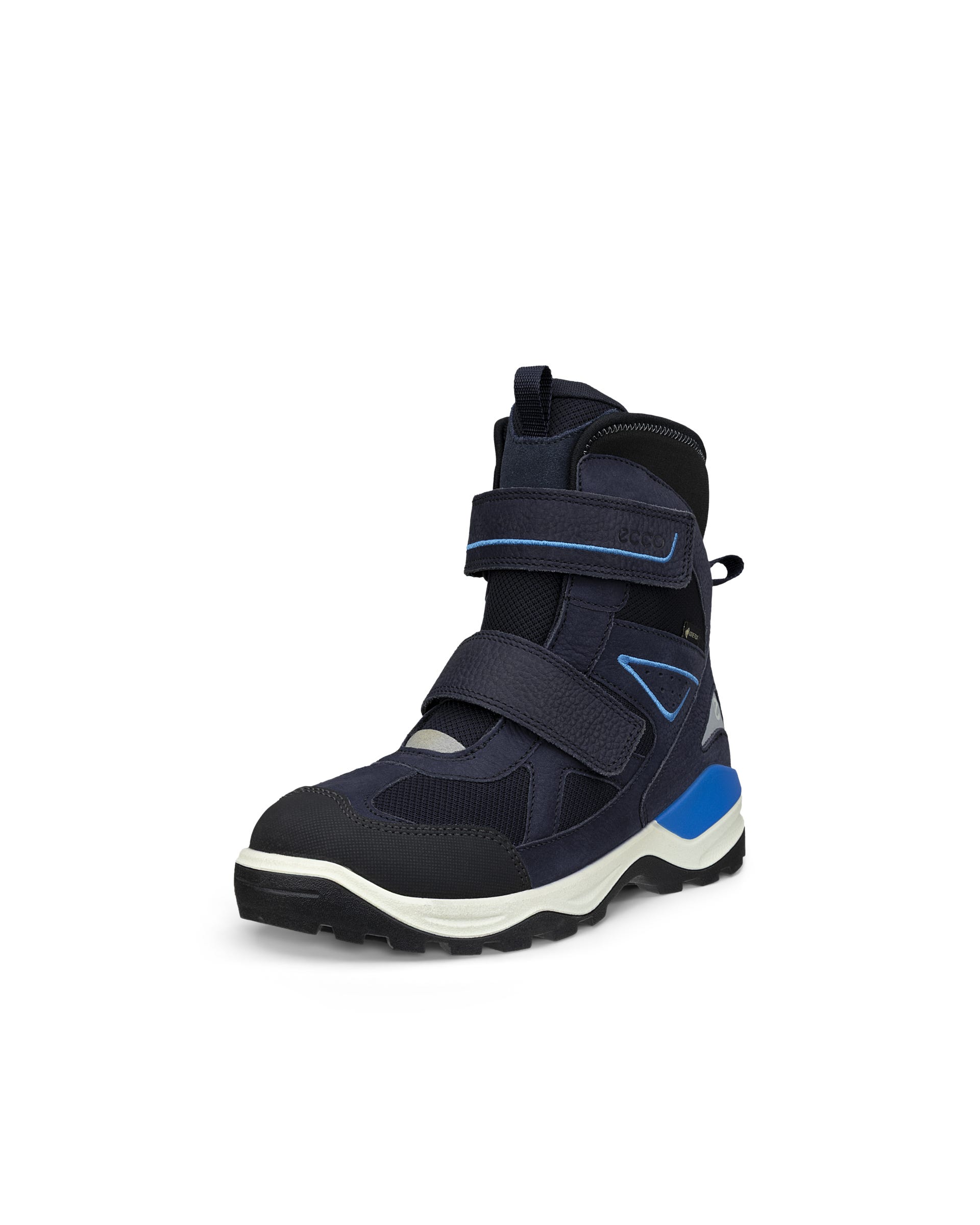 ECCO® SNOW MOUNTAIN nubuko „Gore-Tex“ žieminiai batai vaikams - Mėlyna - Outside